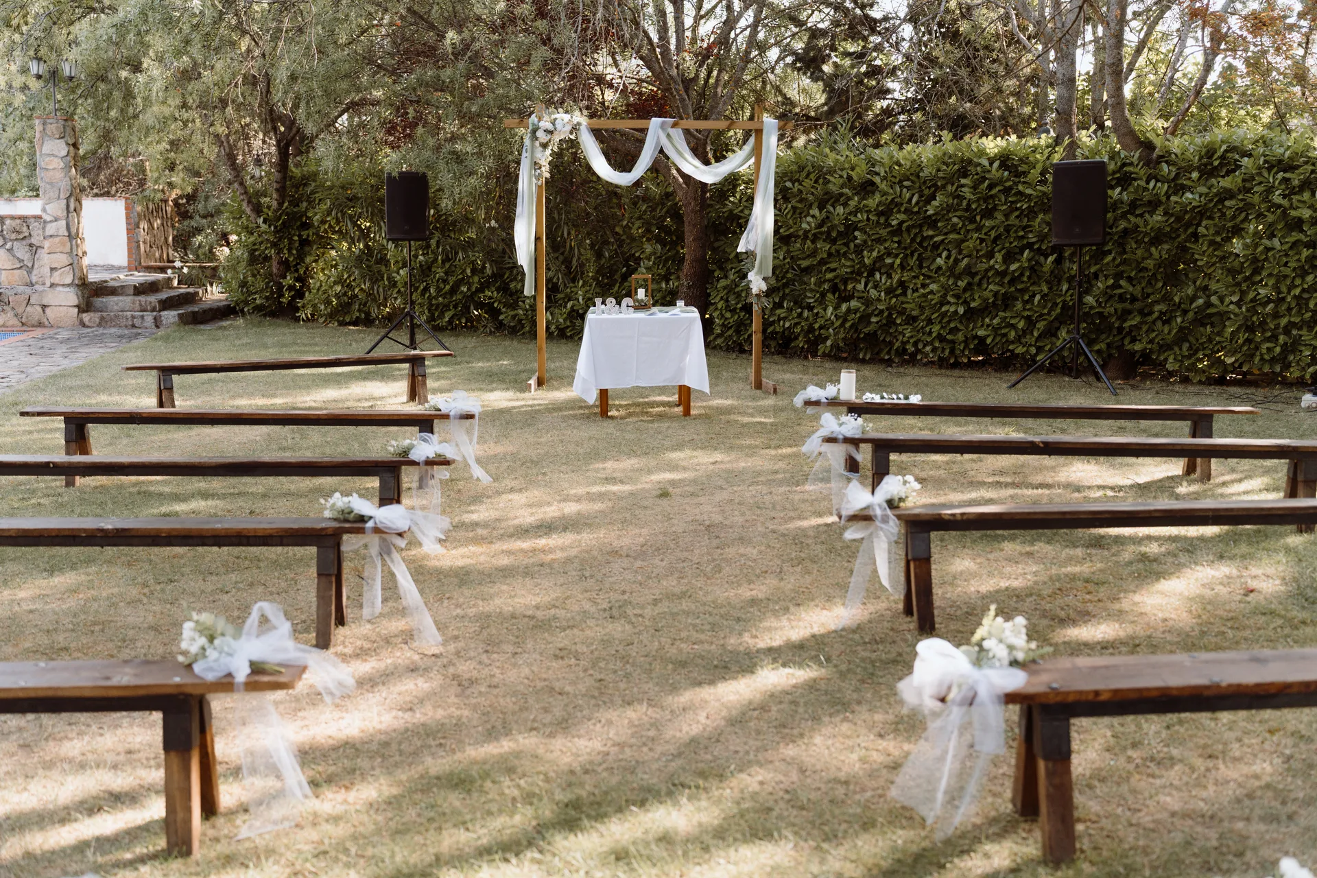 Boda de Cris e Iván en Pazo de Lama, Navaluenga