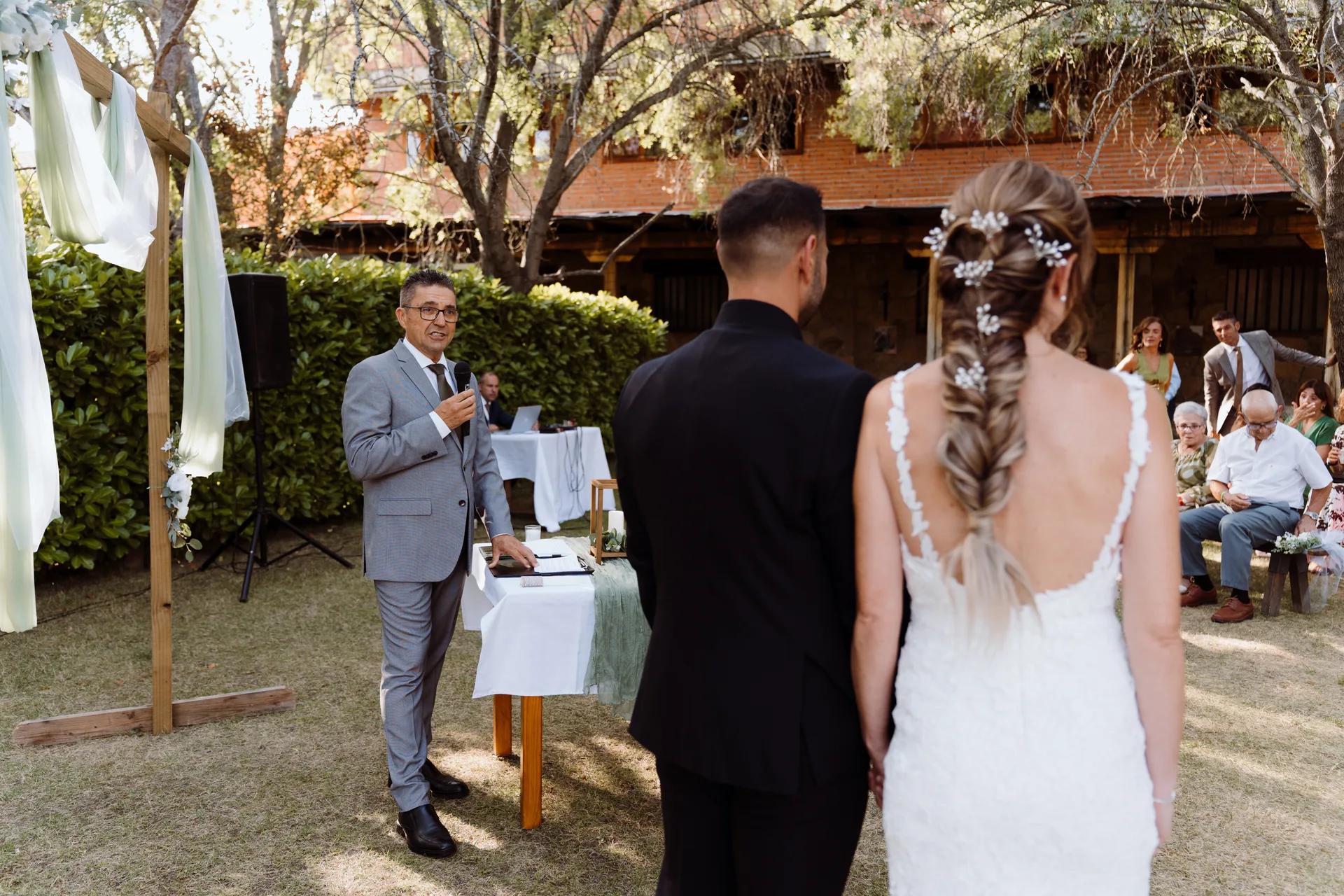 Boda de Cris e Iván en Pazo de Lama, Navaluenga