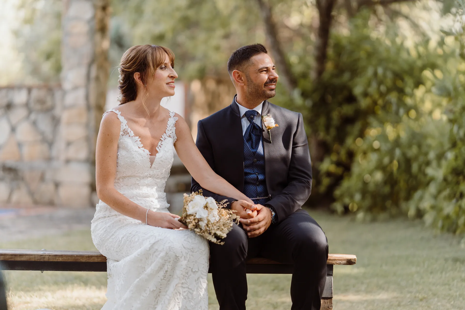 Boda de Cris e Iván en Pazo de Lama, Navaluenga