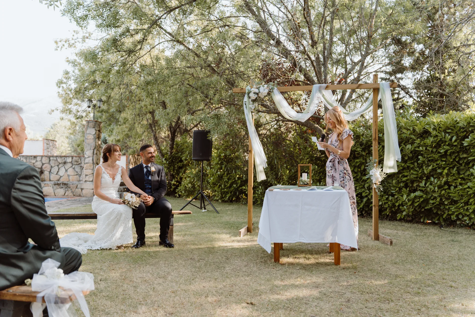 Boda de Cris e Iván en Pazo de Lama, Navaluenga