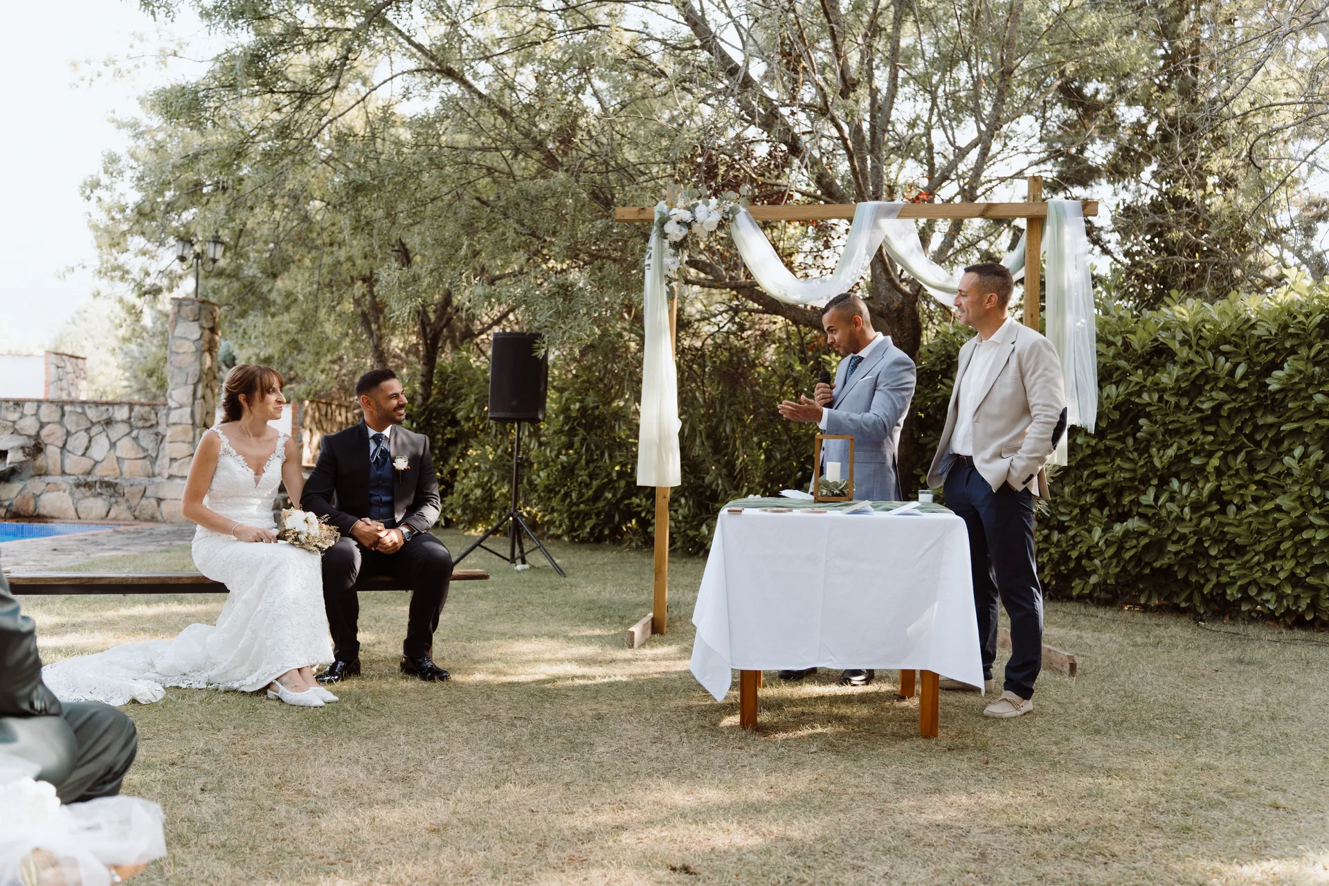 Boda de Cris e Iván en Pazo de Lama, Navaluenga