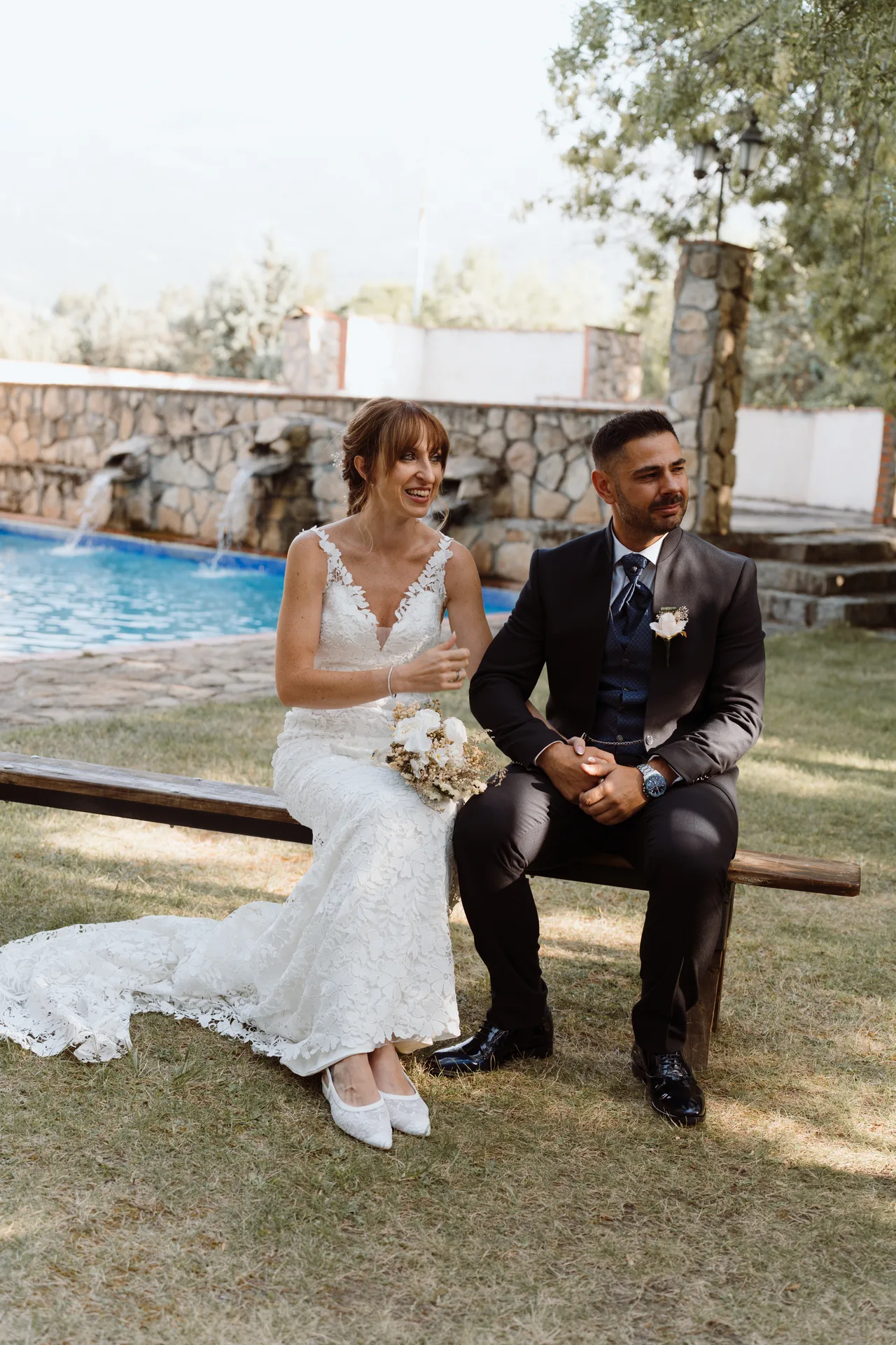 Boda de Cris e Iván en Pazo de Lama, Navaluenga