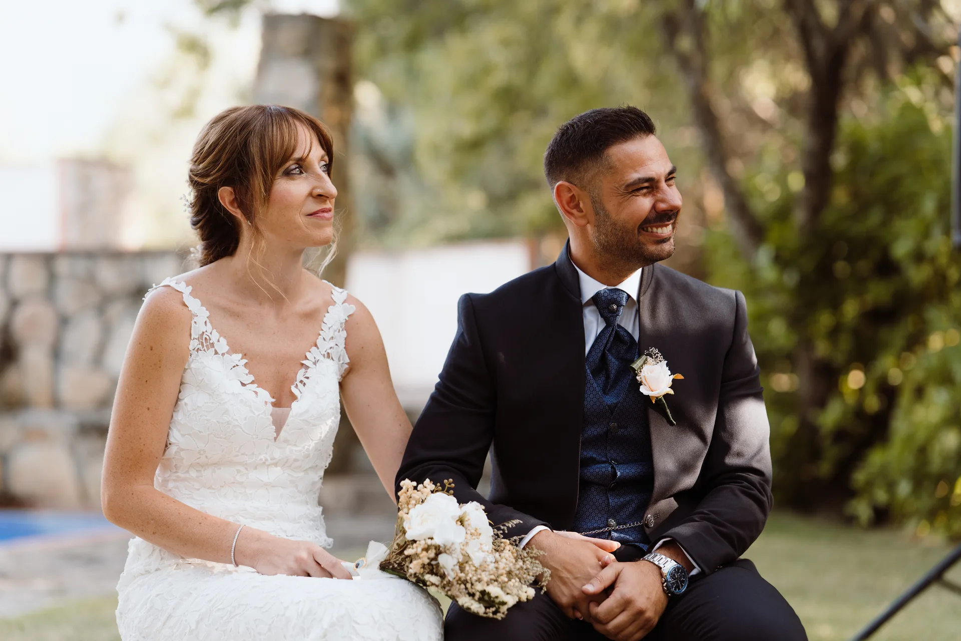 Boda de Cris e Iván en Pazo de Lama, Navaluenga