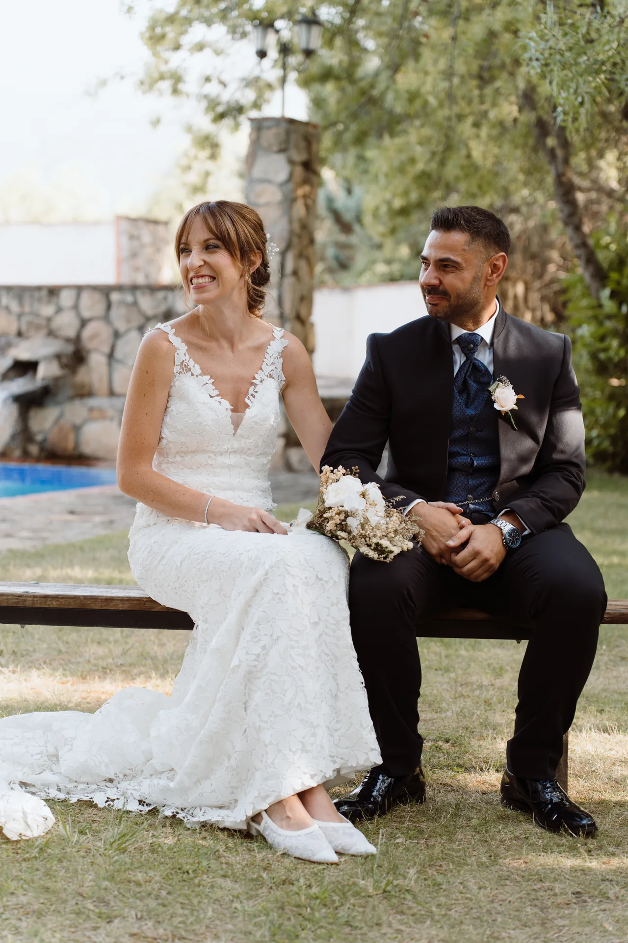 Boda de Cris e Iván en Pazo de Lama, Navaluenga