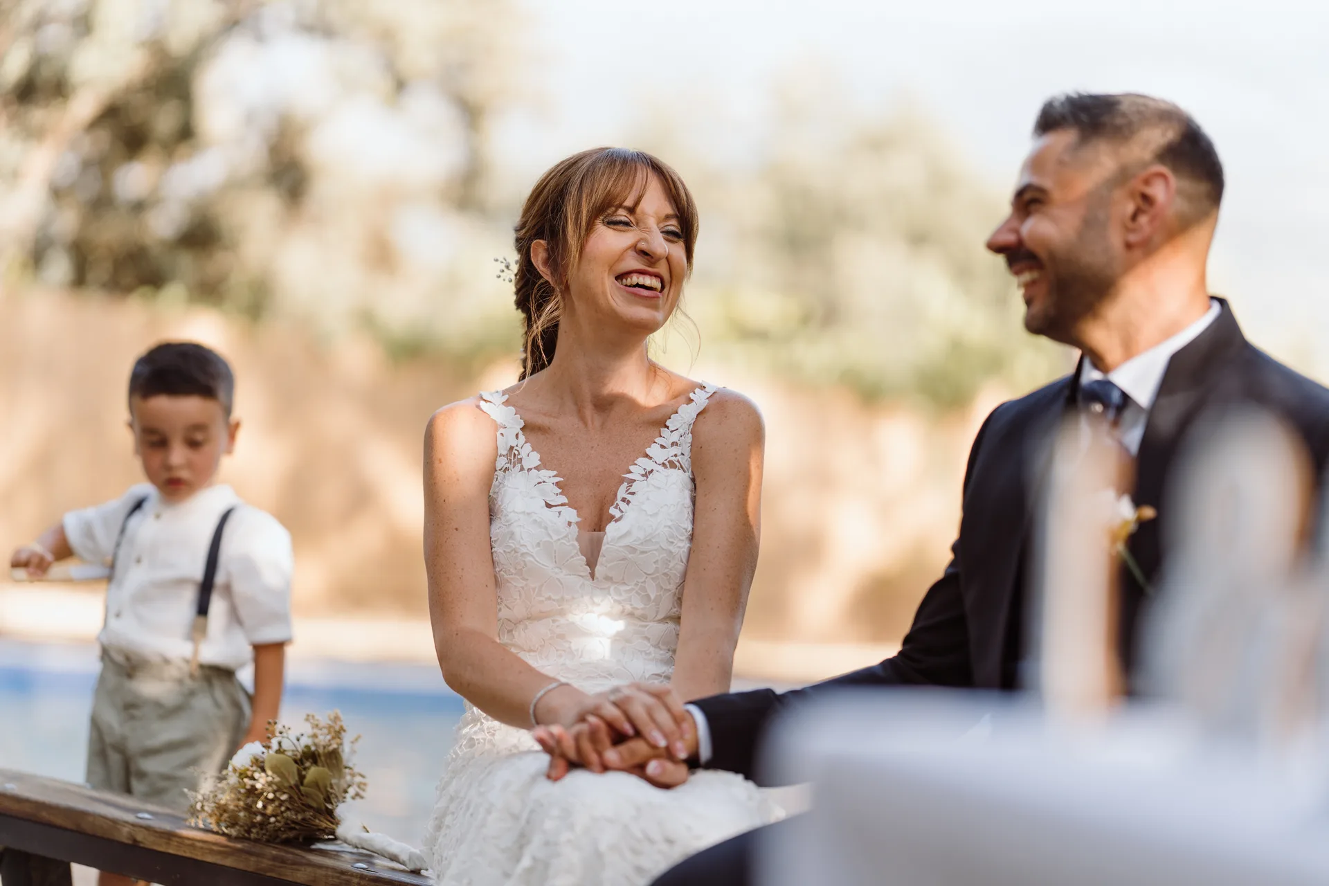 Boda de Cris e Iván en Pazo de Lama, Navaluenga