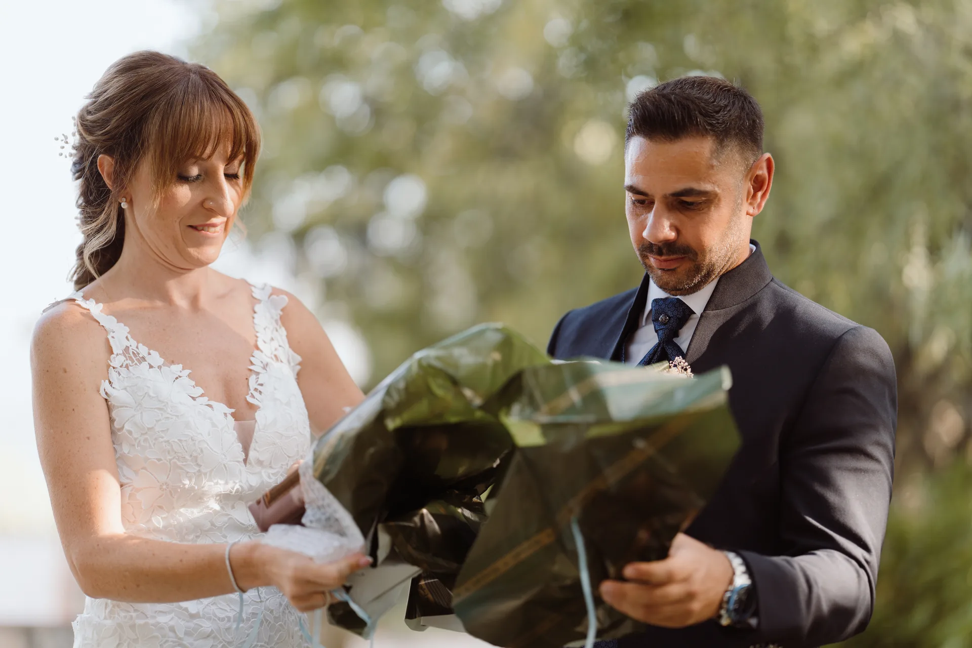 Boda de Cris e Iván en Pazo de Lama, Navaluenga