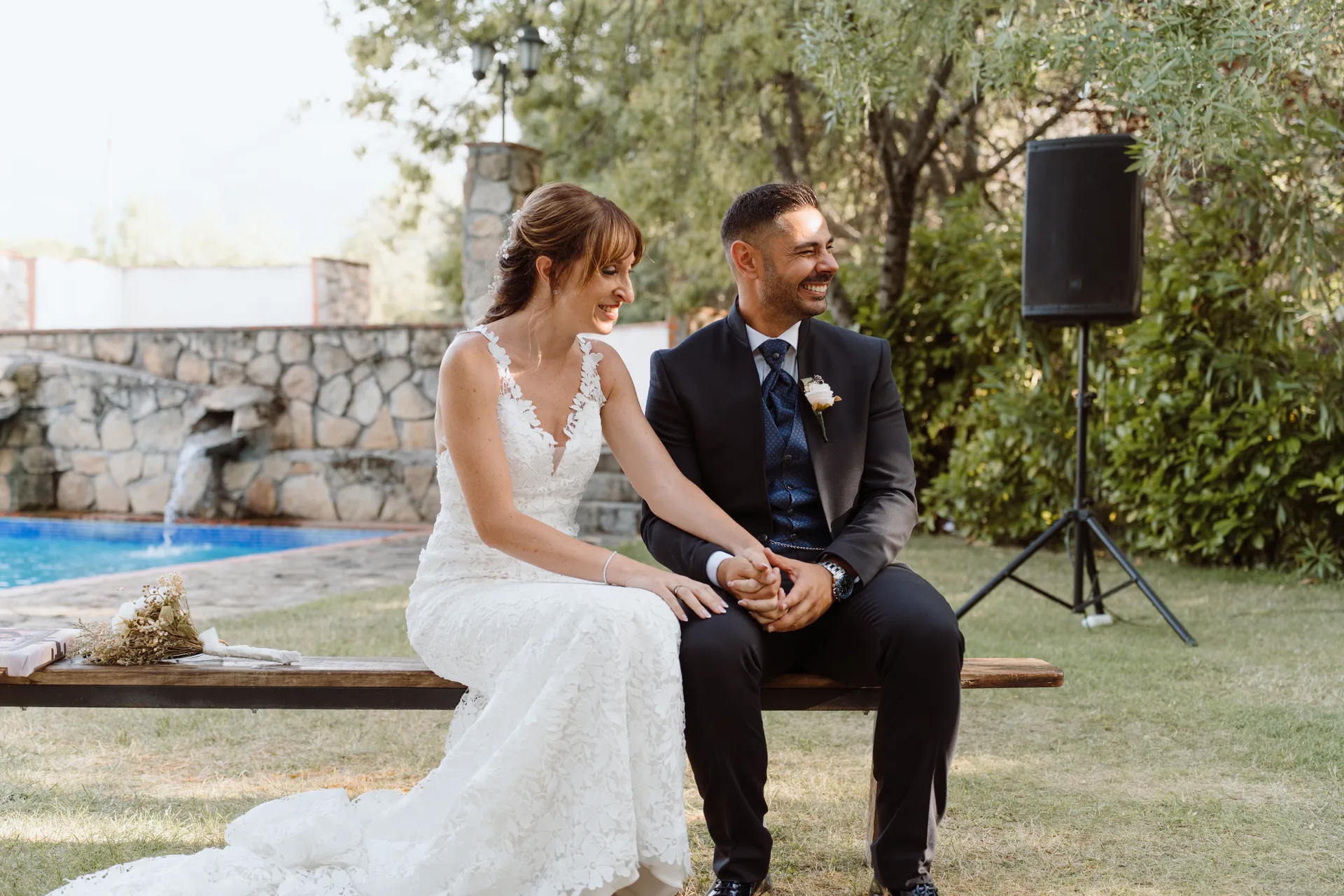 Boda de Cris e Iván en Pazo de Lama, Navaluenga