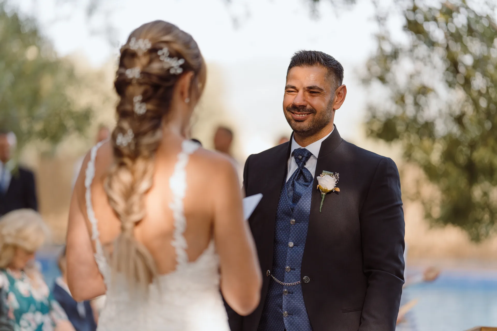 Boda de Cris e Iván en Pazo de Lama, Navaluenga
