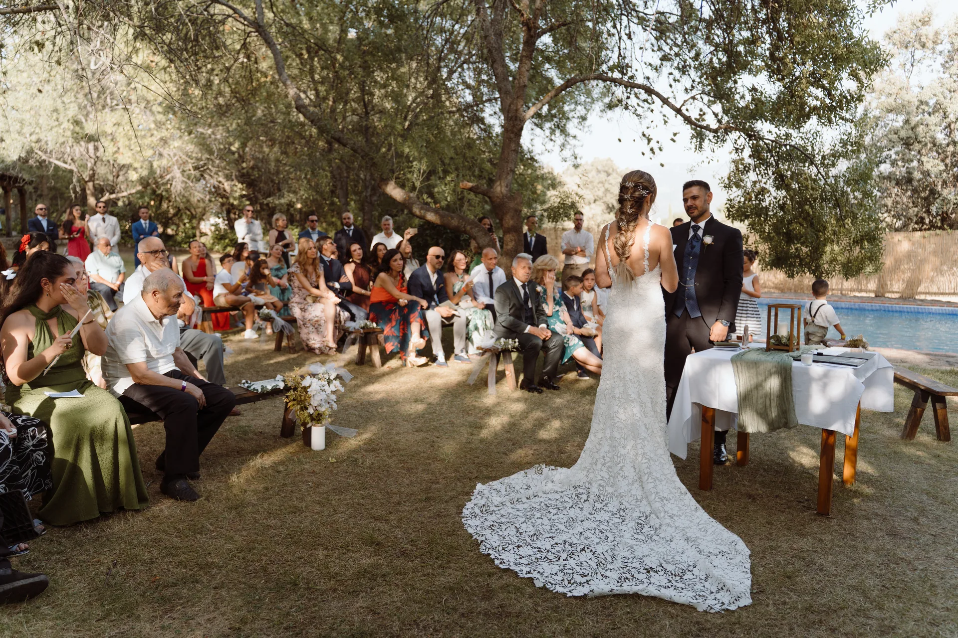Boda de Cris e Iván en Pazo de Lama, Navaluenga