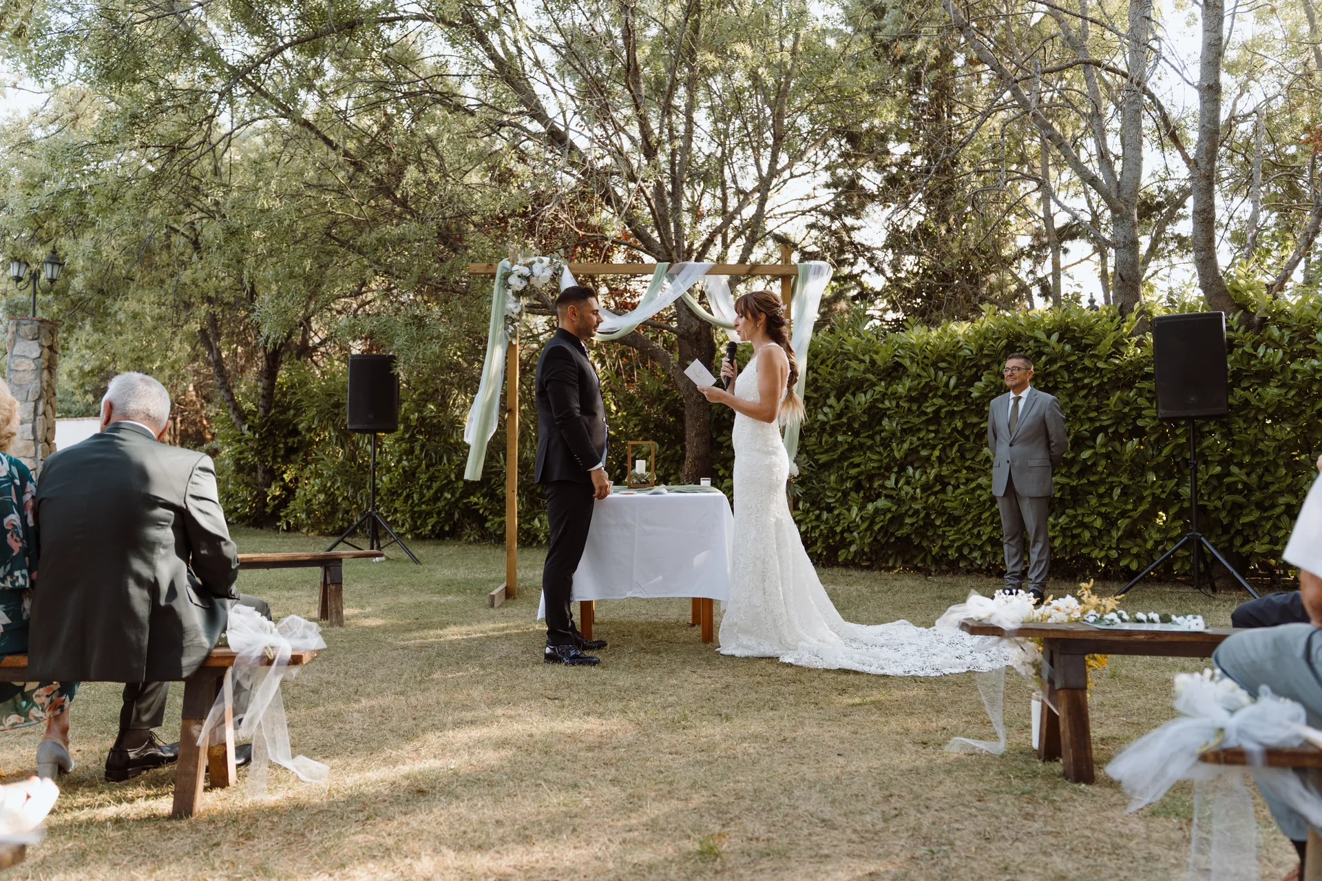 Boda de Cris e Iván en Pazo de Lama, Navaluenga