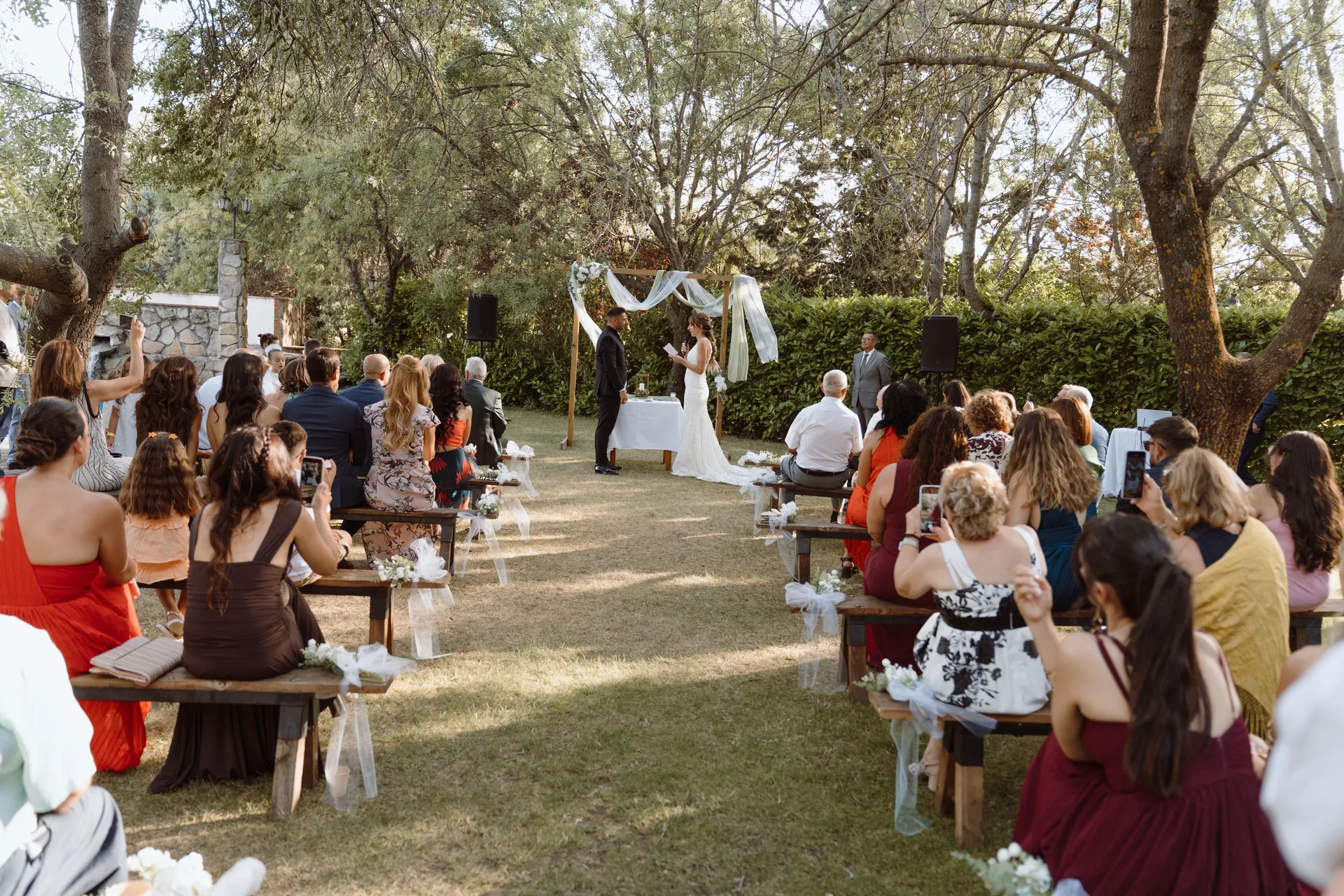 Boda de Cris e Iván en Pazo de Lama, Navaluenga