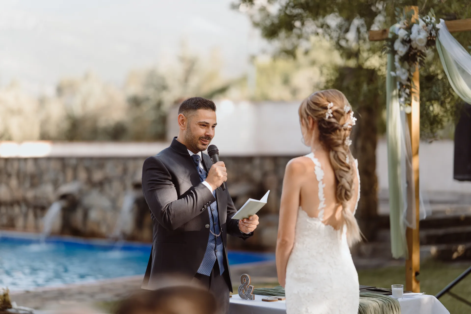 Boda de Cris e Iván en Pazo de Lama, Navaluenga