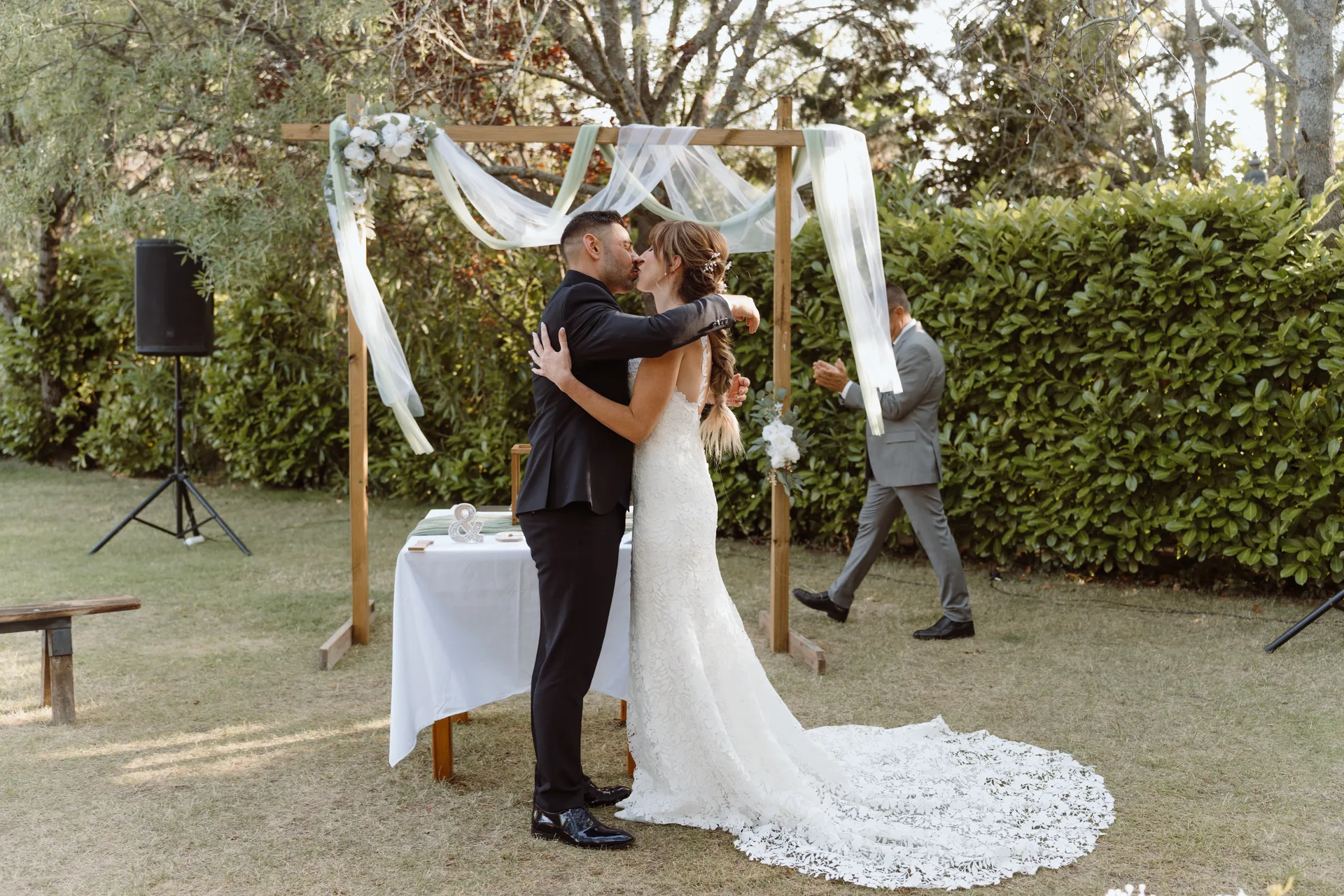 Boda de Cris e Iván en Pazo de Lama, Navaluenga