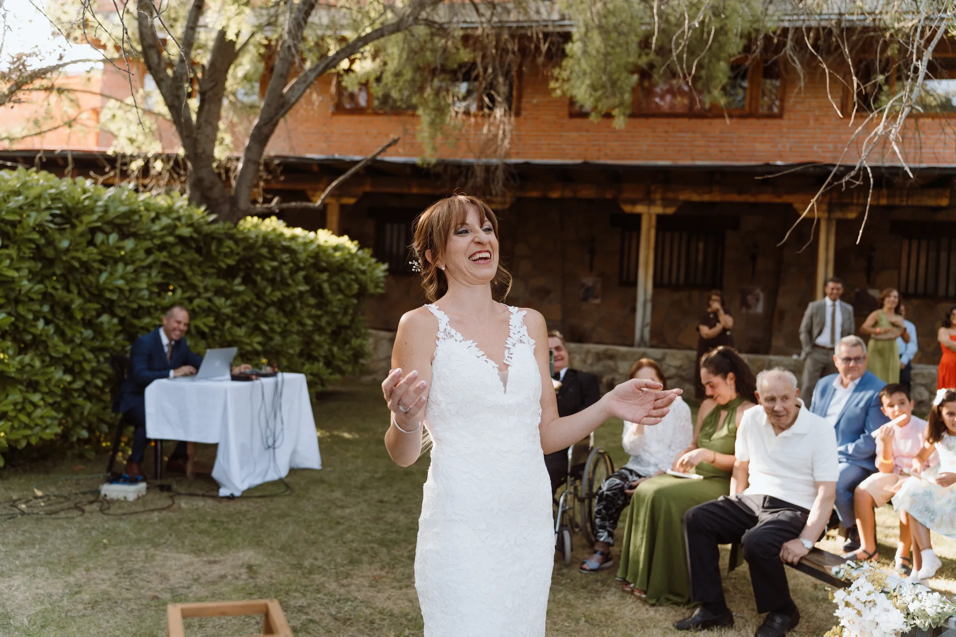 Boda de Cris e Iván en Pazo de Lama, Navaluenga