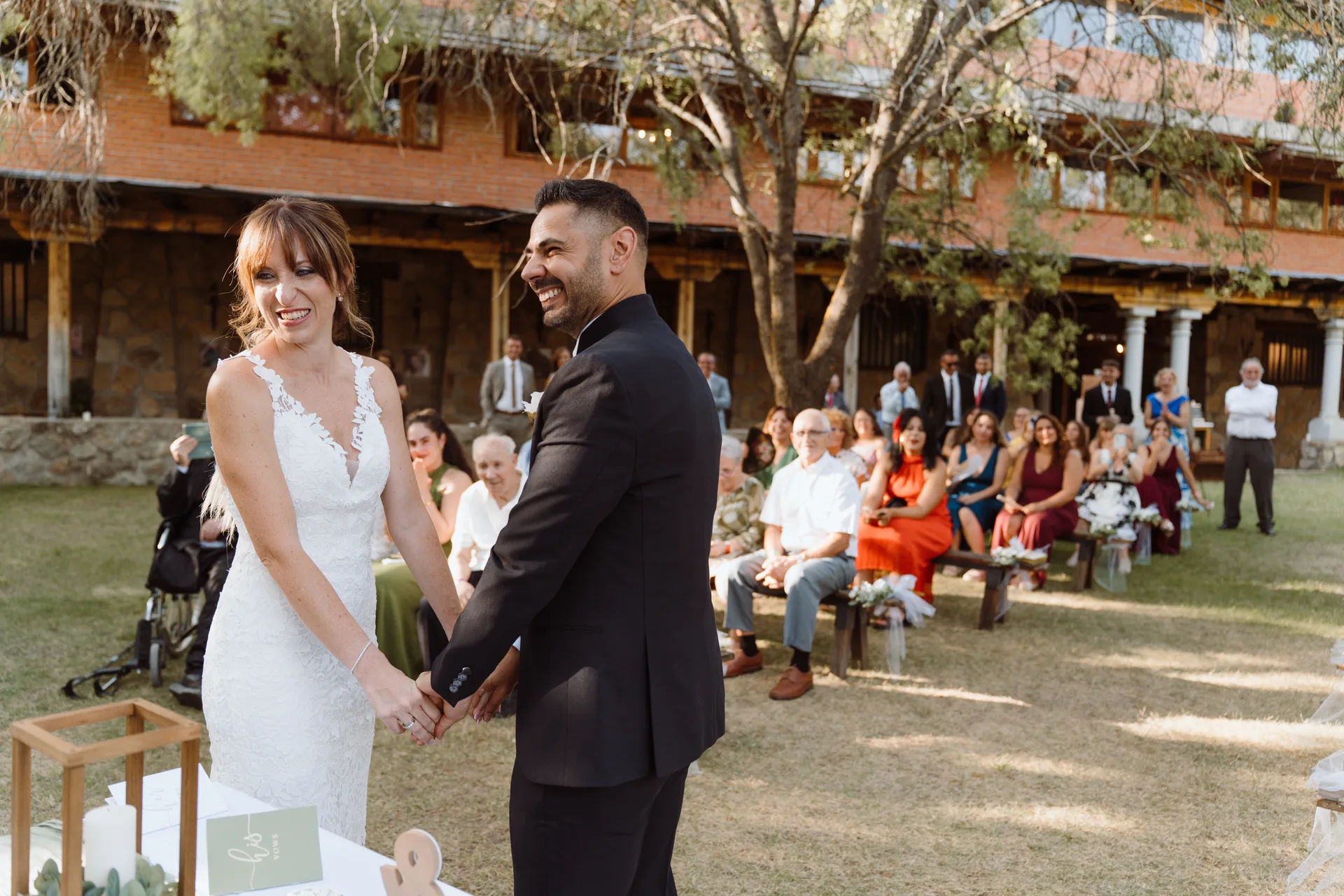 Boda de Cris e Iván en Pazo de Lama, Navaluenga