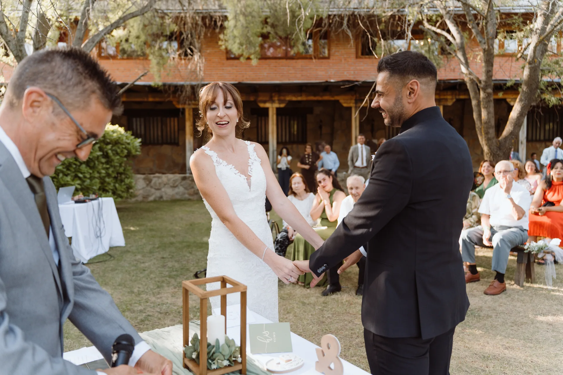 Boda de Cris e Iván en Pazo de Lama, Navaluenga
