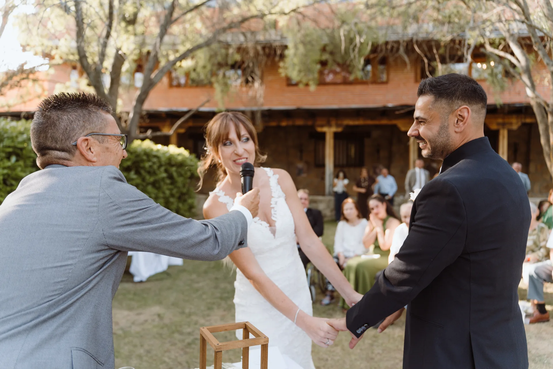 Boda de Cris e Iván en Pazo de Lama, Navaluenga