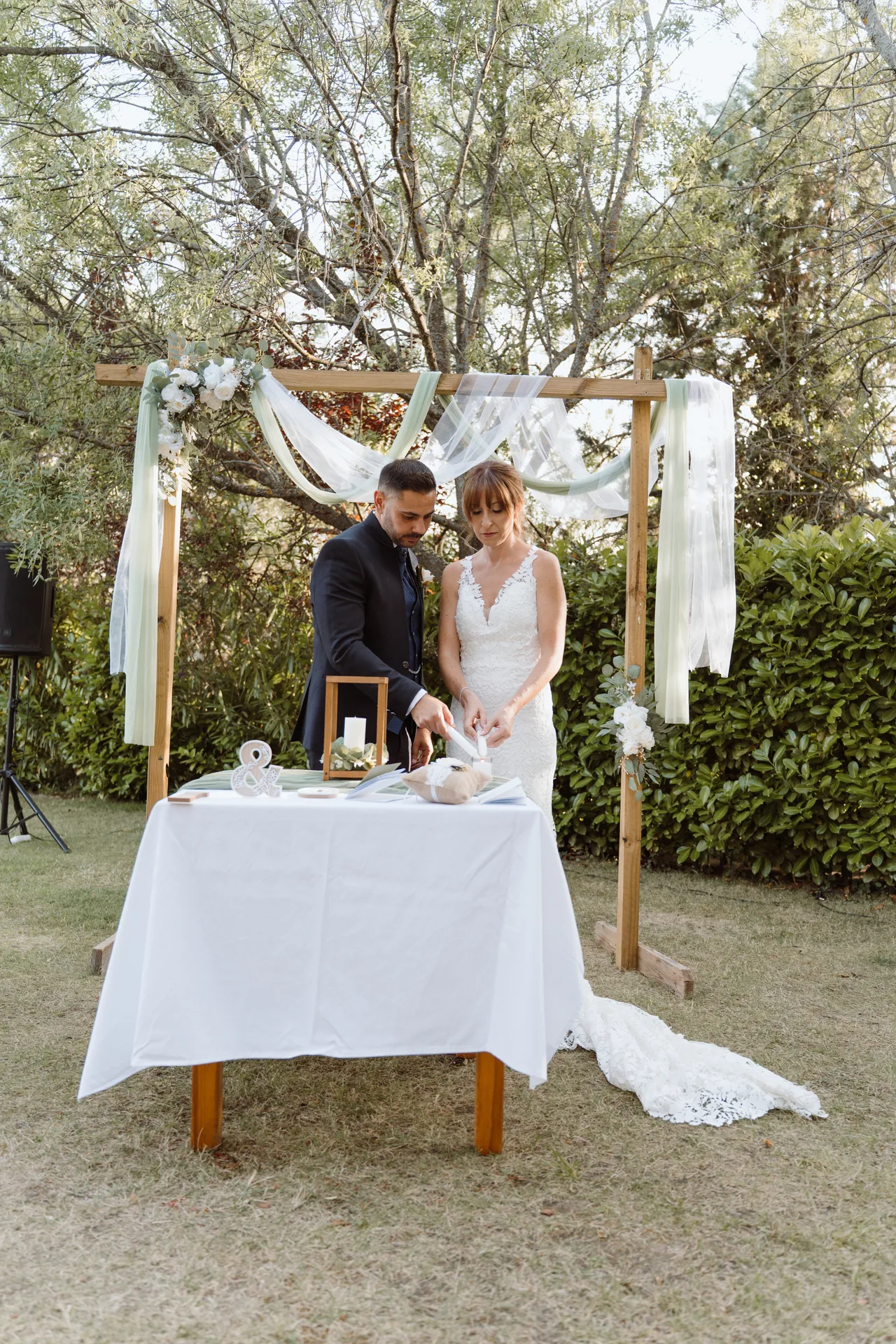Boda de Cris e Iván en Pazo de Lama, Navaluenga