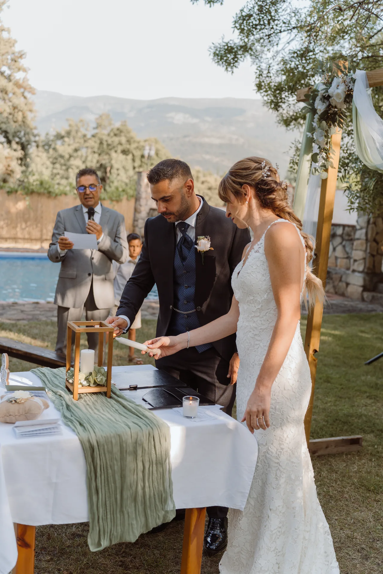 Boda de Cris e Iván en Pazo de Lama, Navaluenga