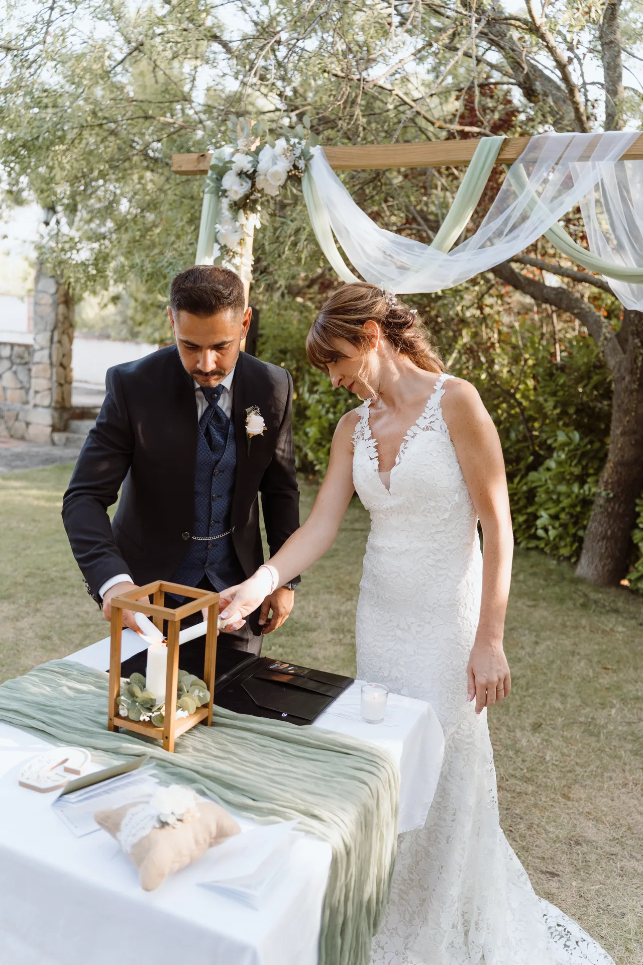 Boda de Cris e Iván en Pazo de Lama, Navaluenga