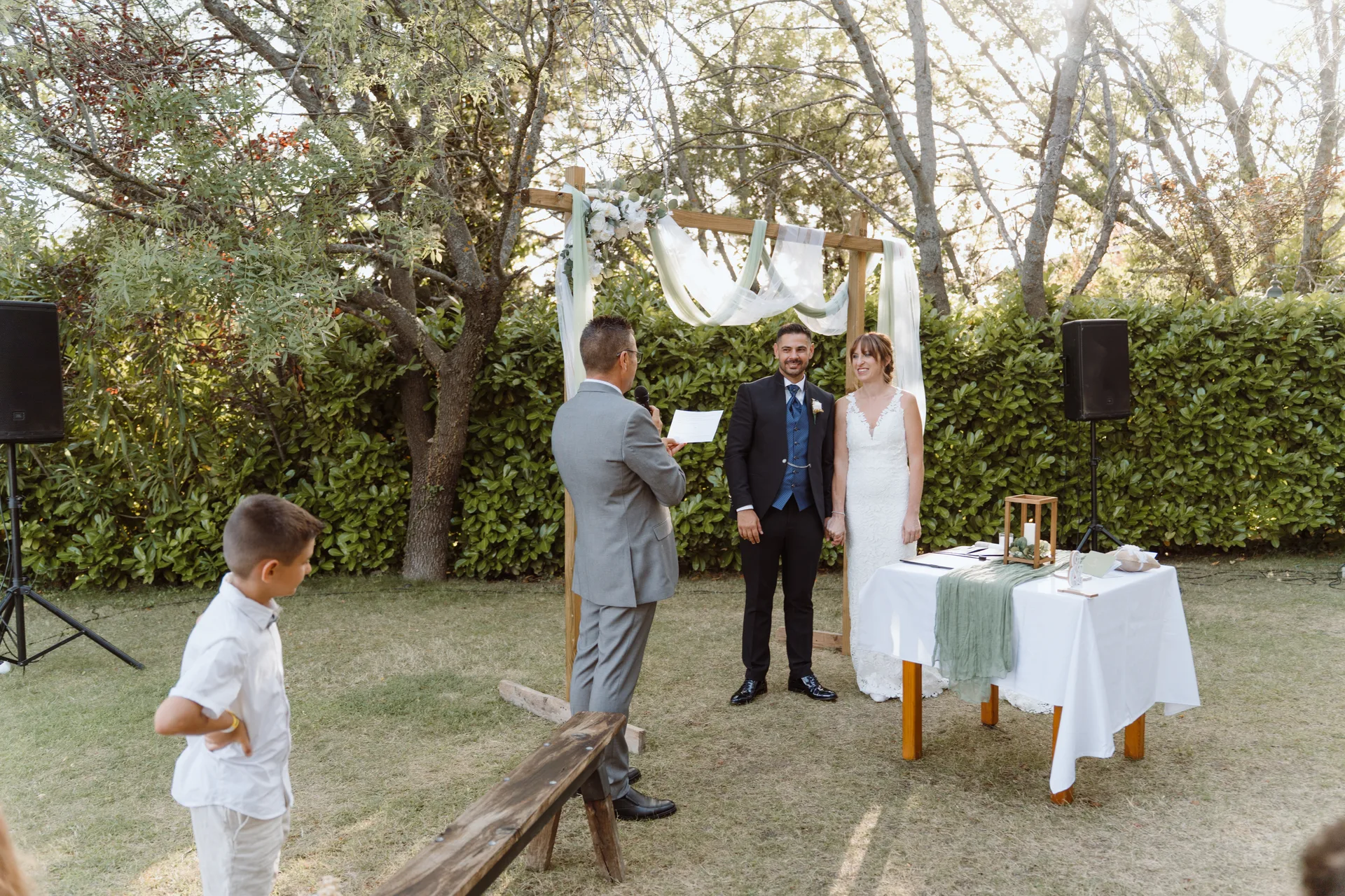 Boda de Cris e Iván en Pazo de Lama, Navaluenga