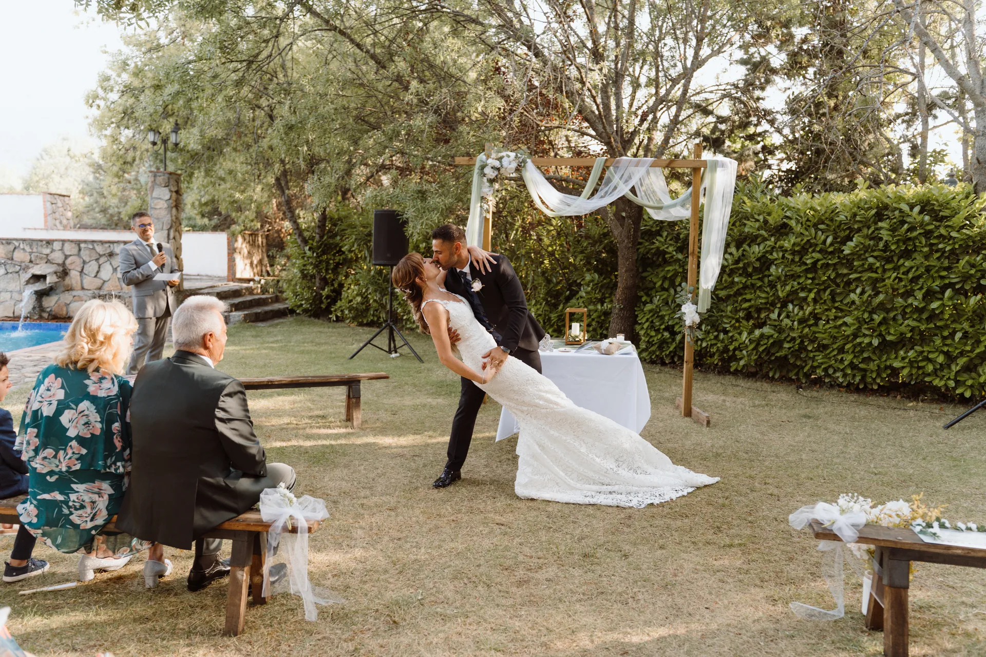Boda de Cris e Iván en Pazo de Lama, Navaluenga