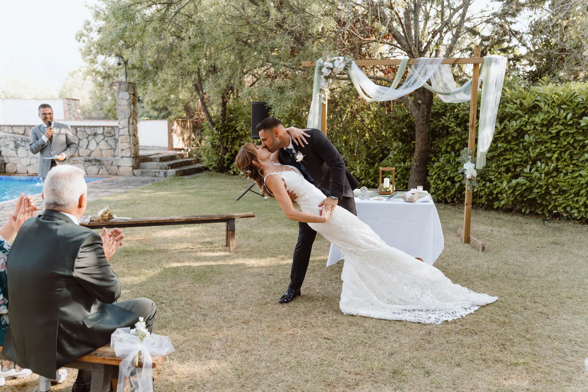 Boda de Cris e Iván en Pazo de Lama, Navaluenga