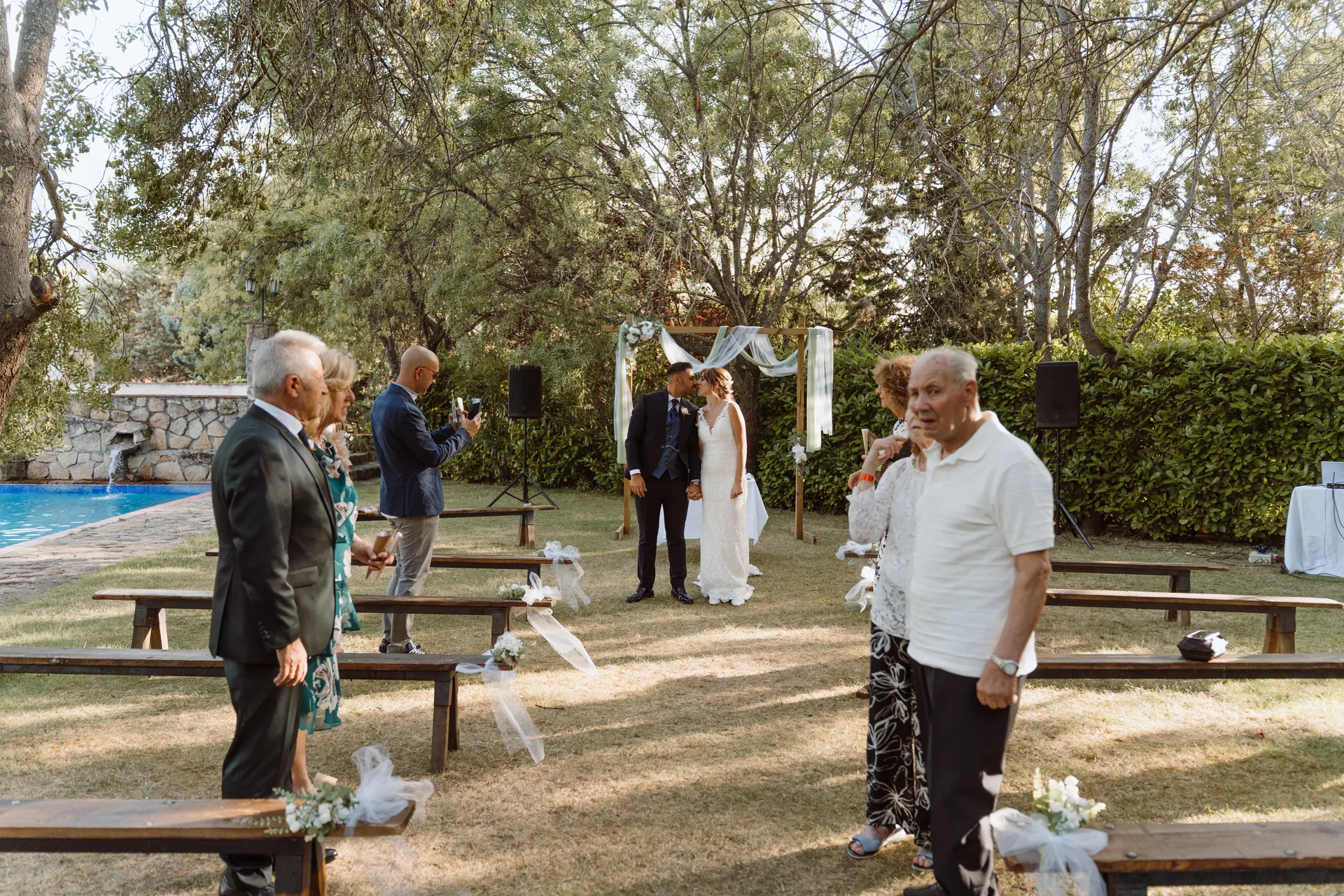 Boda de Cris e Iván en Pazo de Lama, Navaluenga