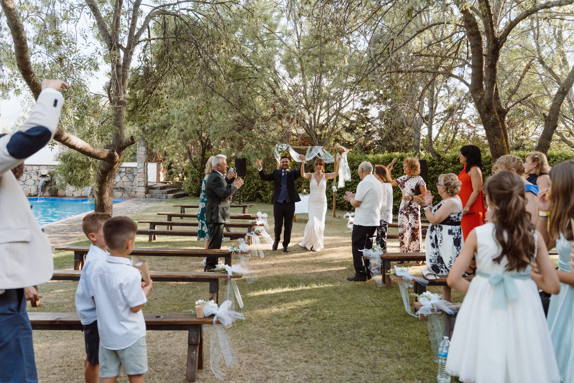Boda de Cris e Iván en Pazo de Lama, Navaluenga