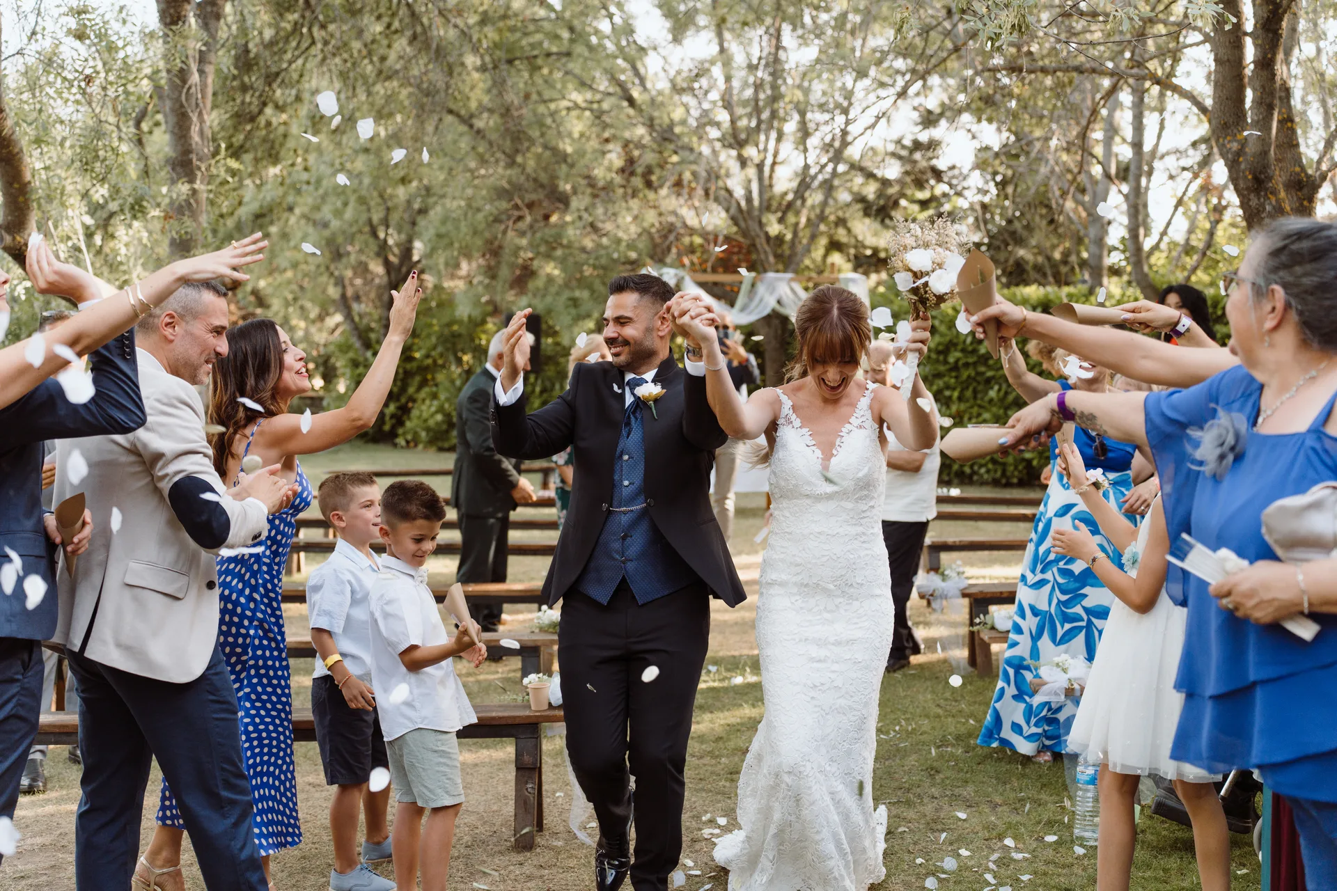 Boda de Cris e Iván en Pazo de Lama, Navaluenga