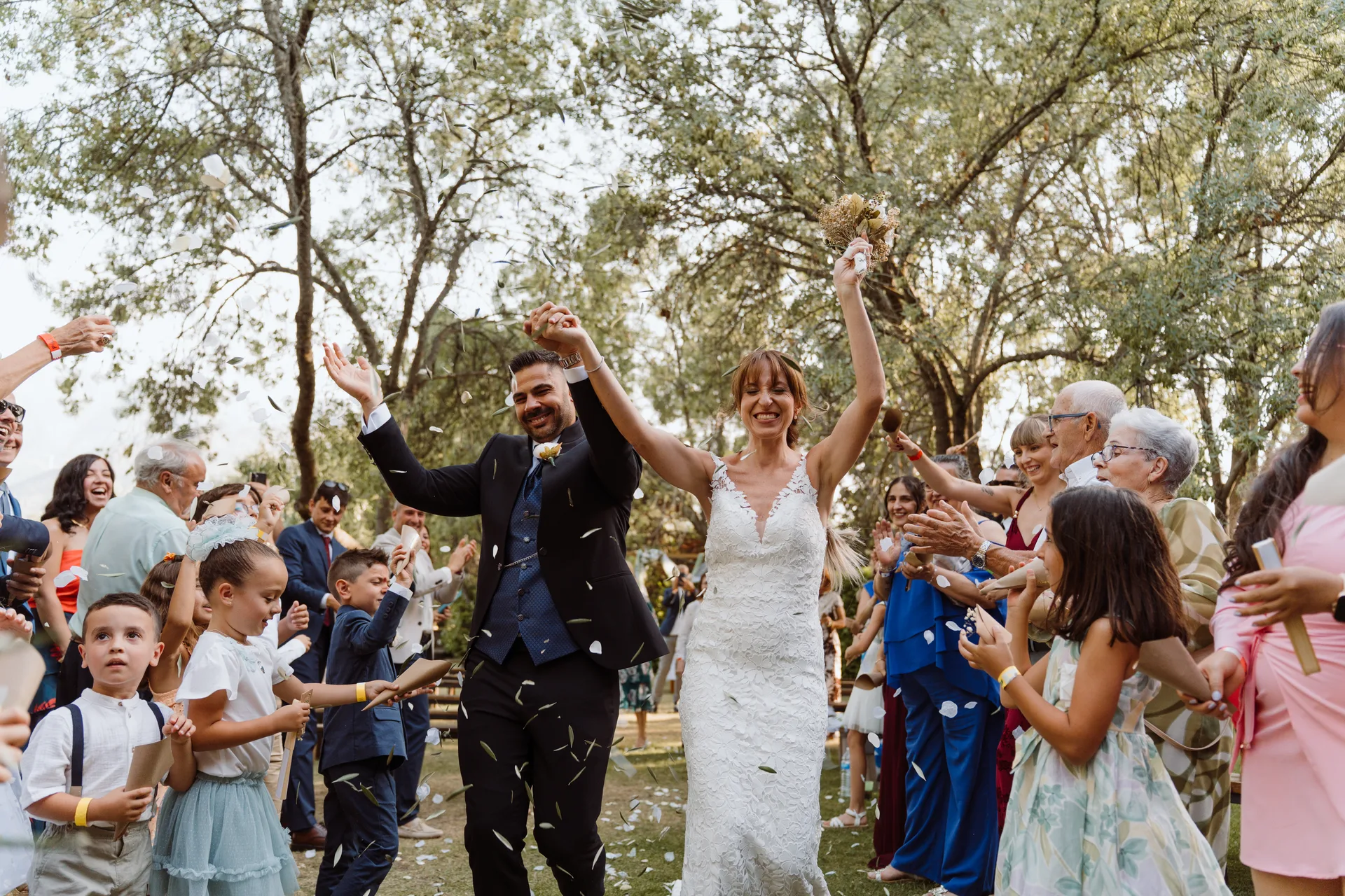 Boda de Cris e Iván en Pazo de Lama, Navaluenga