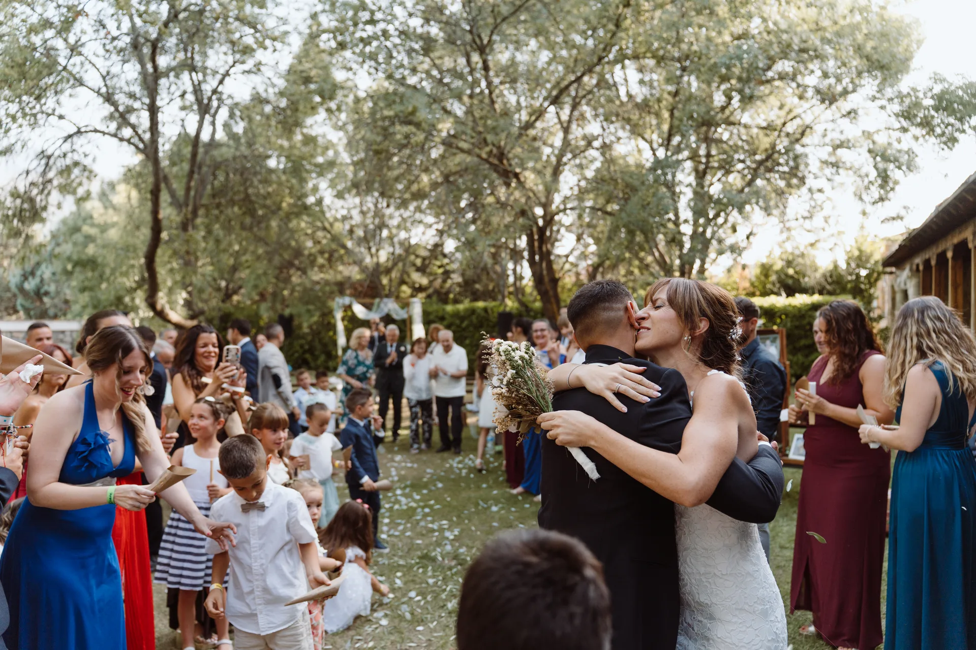 Boda de Cris e Iván en Pazo de Lama, Navaluenga