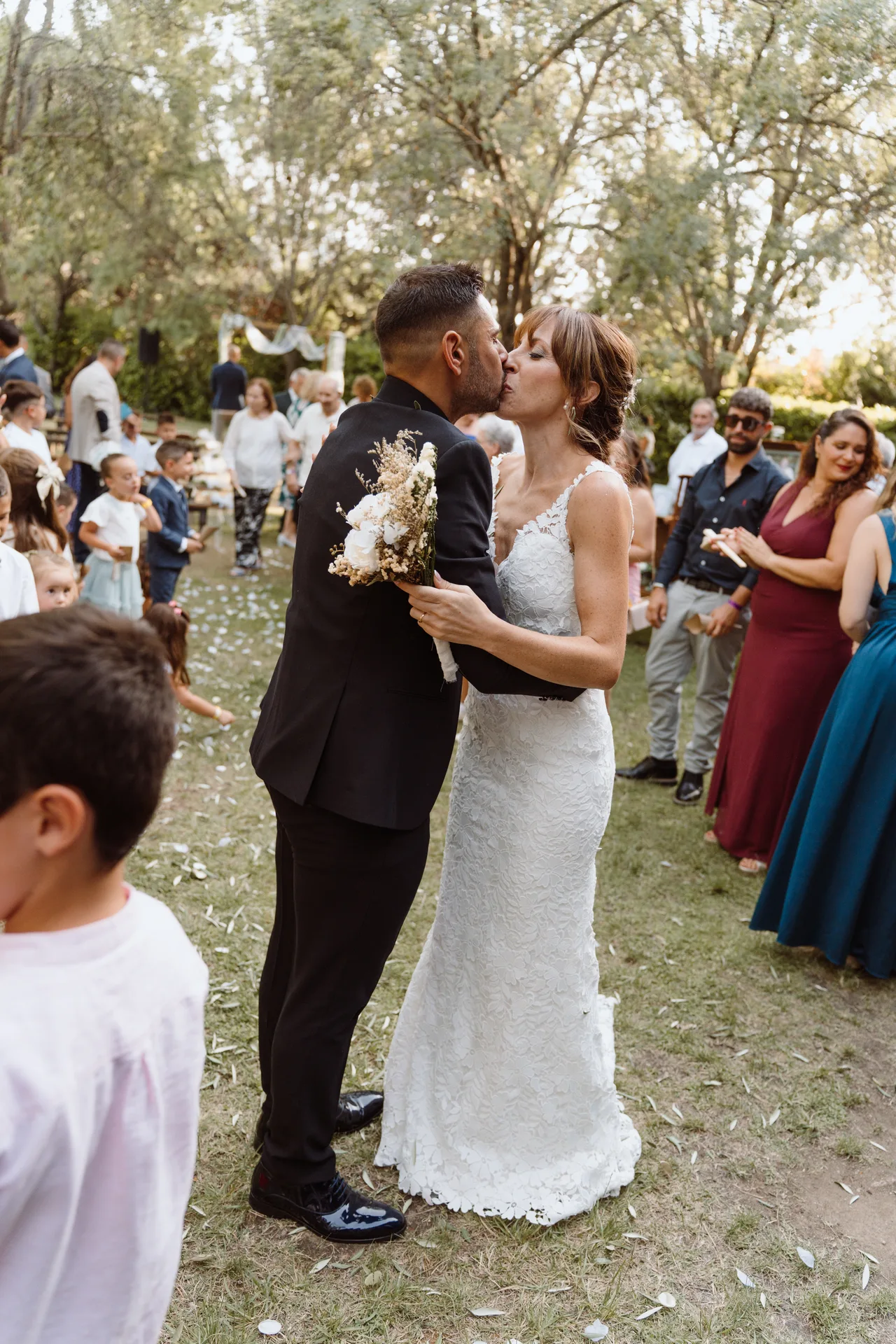 Boda de Cris e Iván en Pazo de Lama, Navaluenga