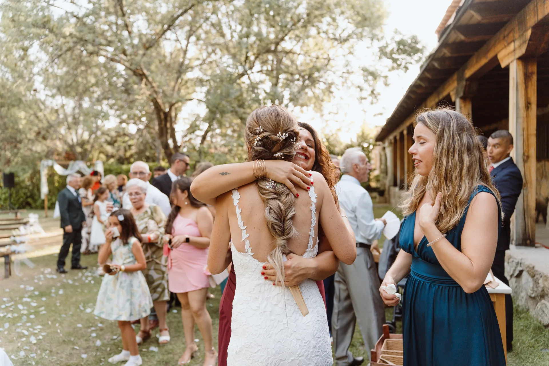 Boda de Cris e Iván en Pazo de Lama, Navaluenga