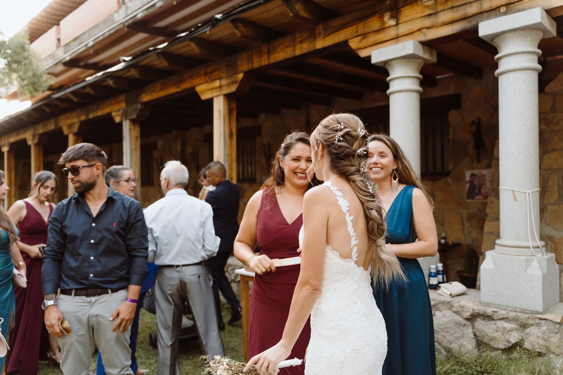Boda de Cris e Iván en Pazo de Lama, Navaluenga