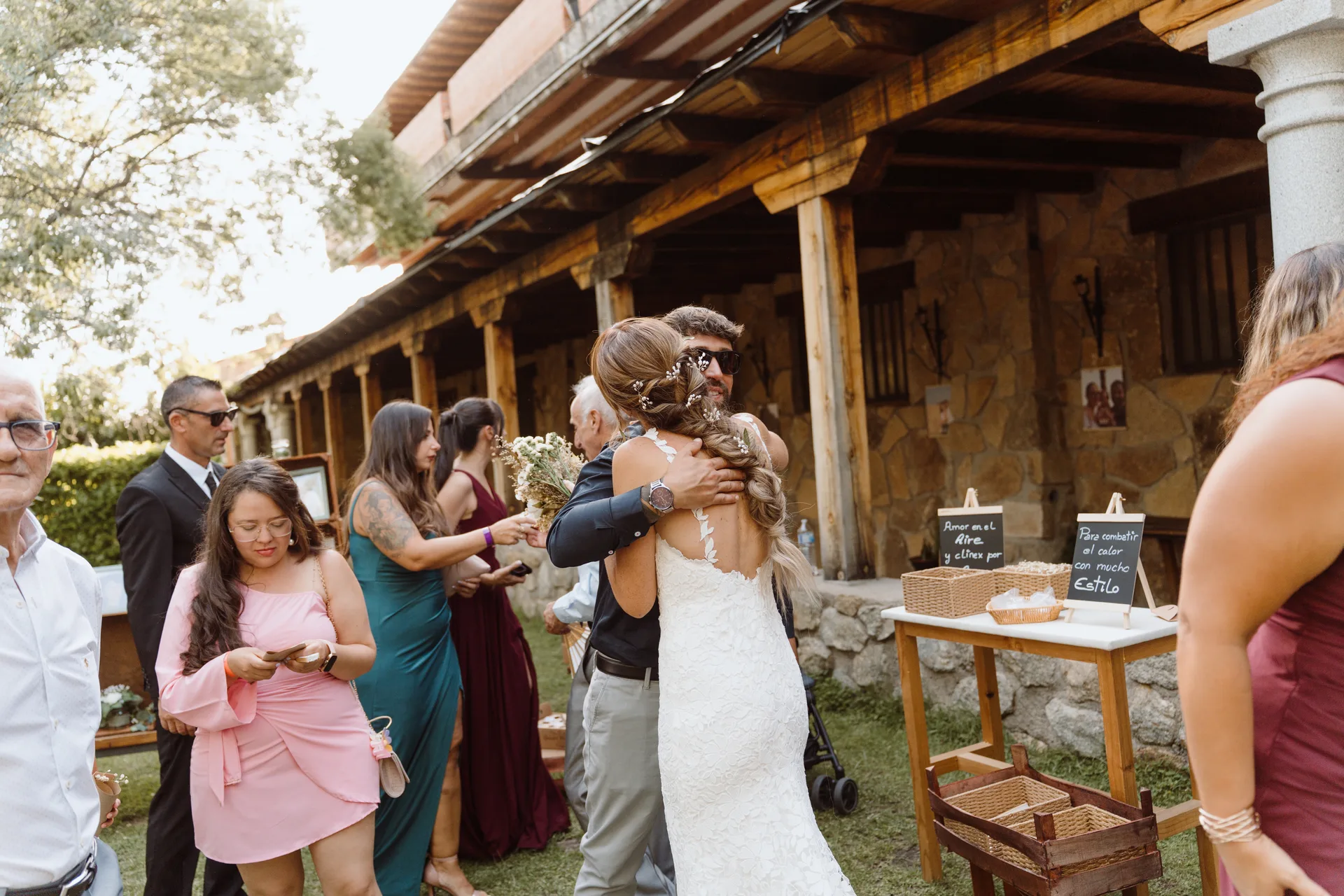 Boda de Cris e Iván en Pazo de Lama, Navaluenga