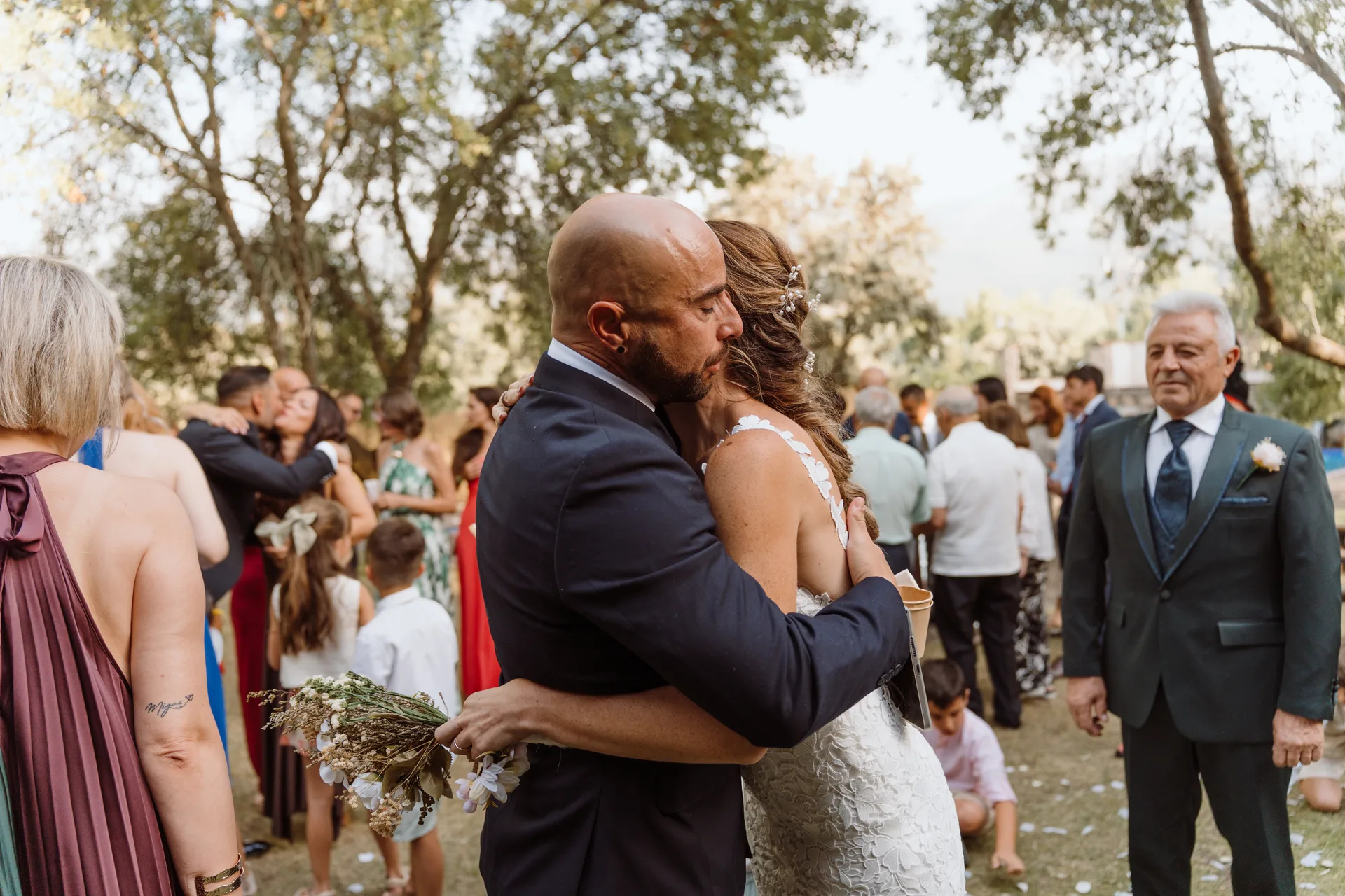 Boda de Cris e Iván en Pazo de Lama, Navaluenga