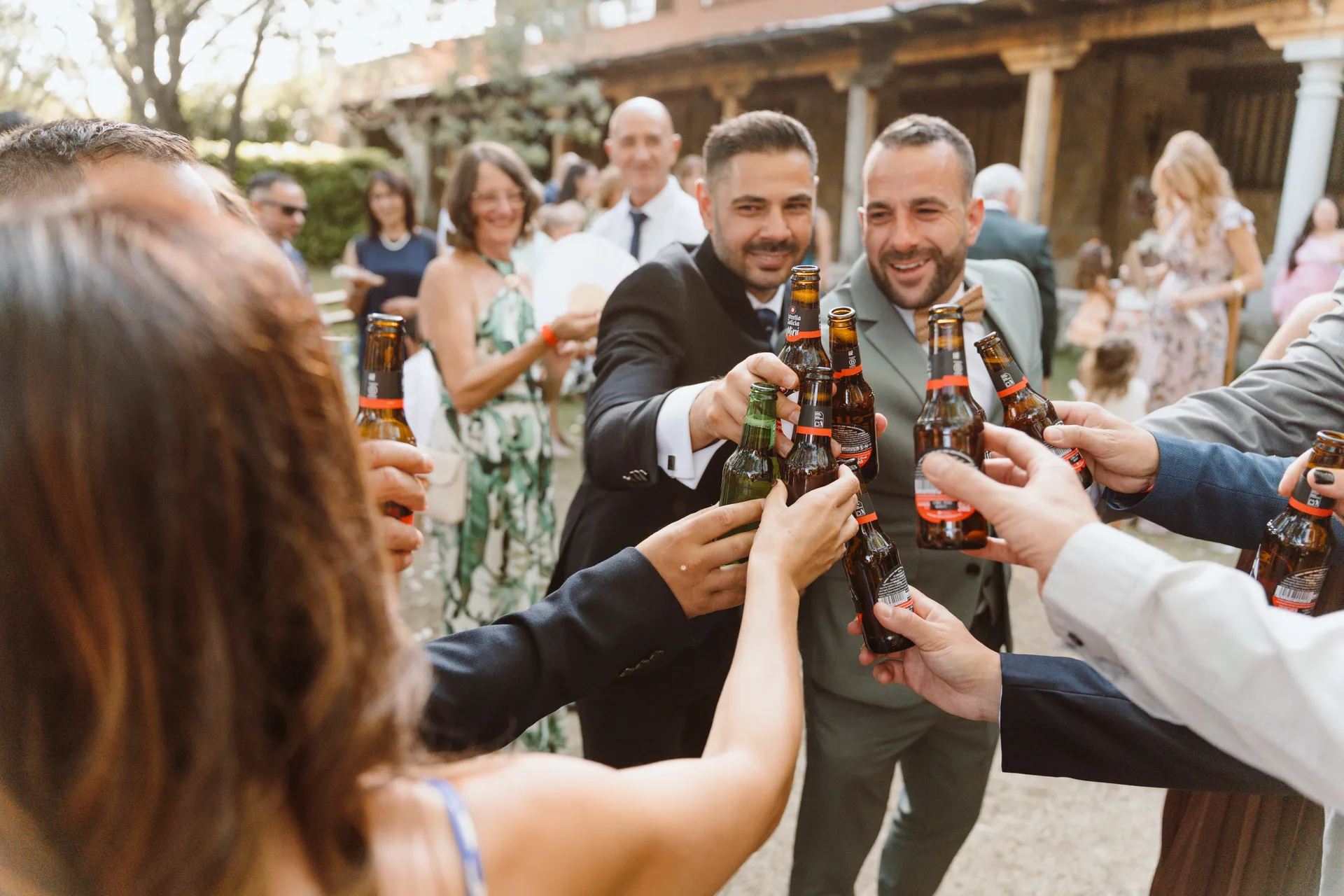 Boda de Cris e Iván en Pazo de Lama, Navaluenga