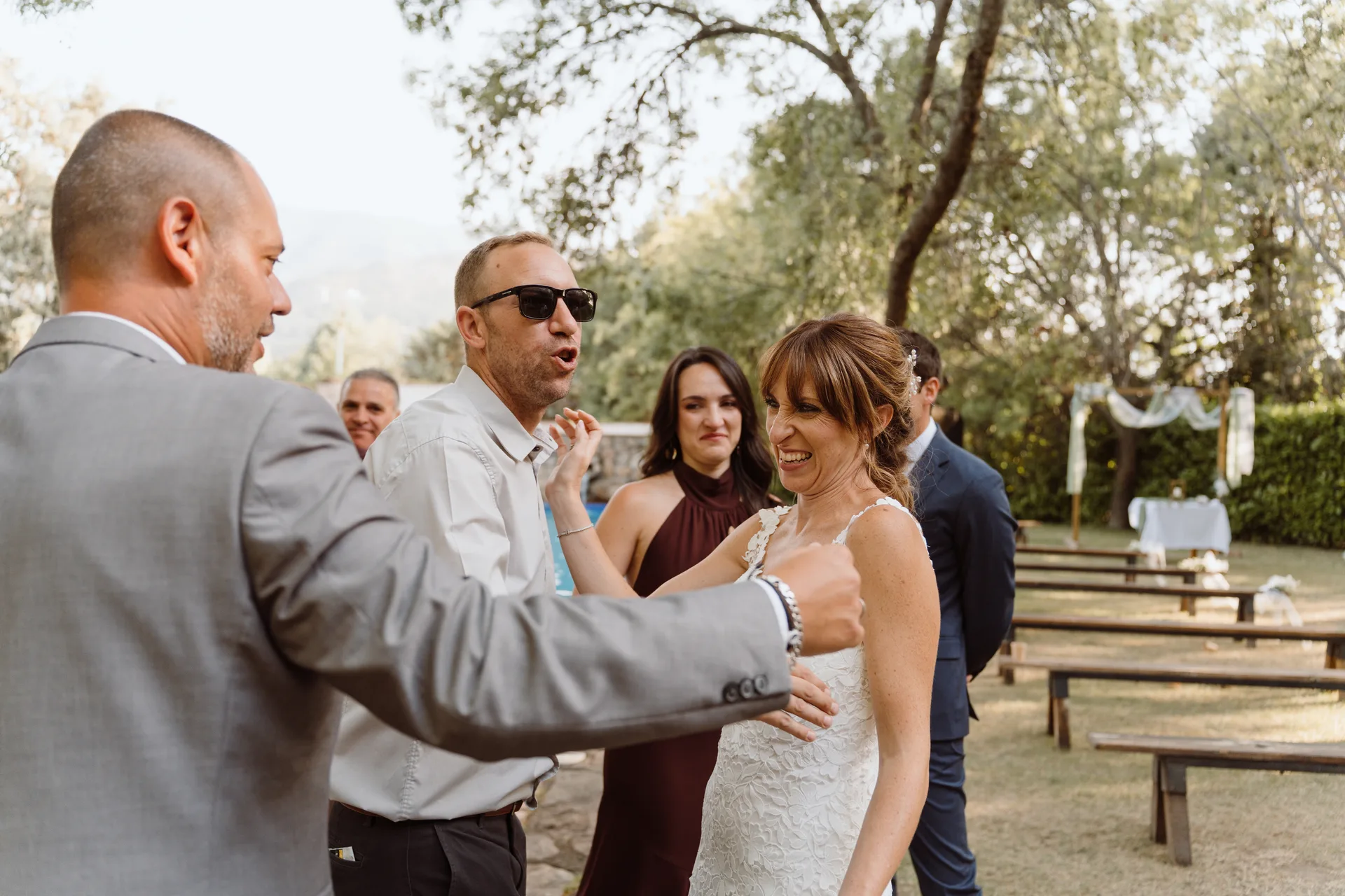 Boda de Cris e Iván en Pazo de Lama, Navaluenga