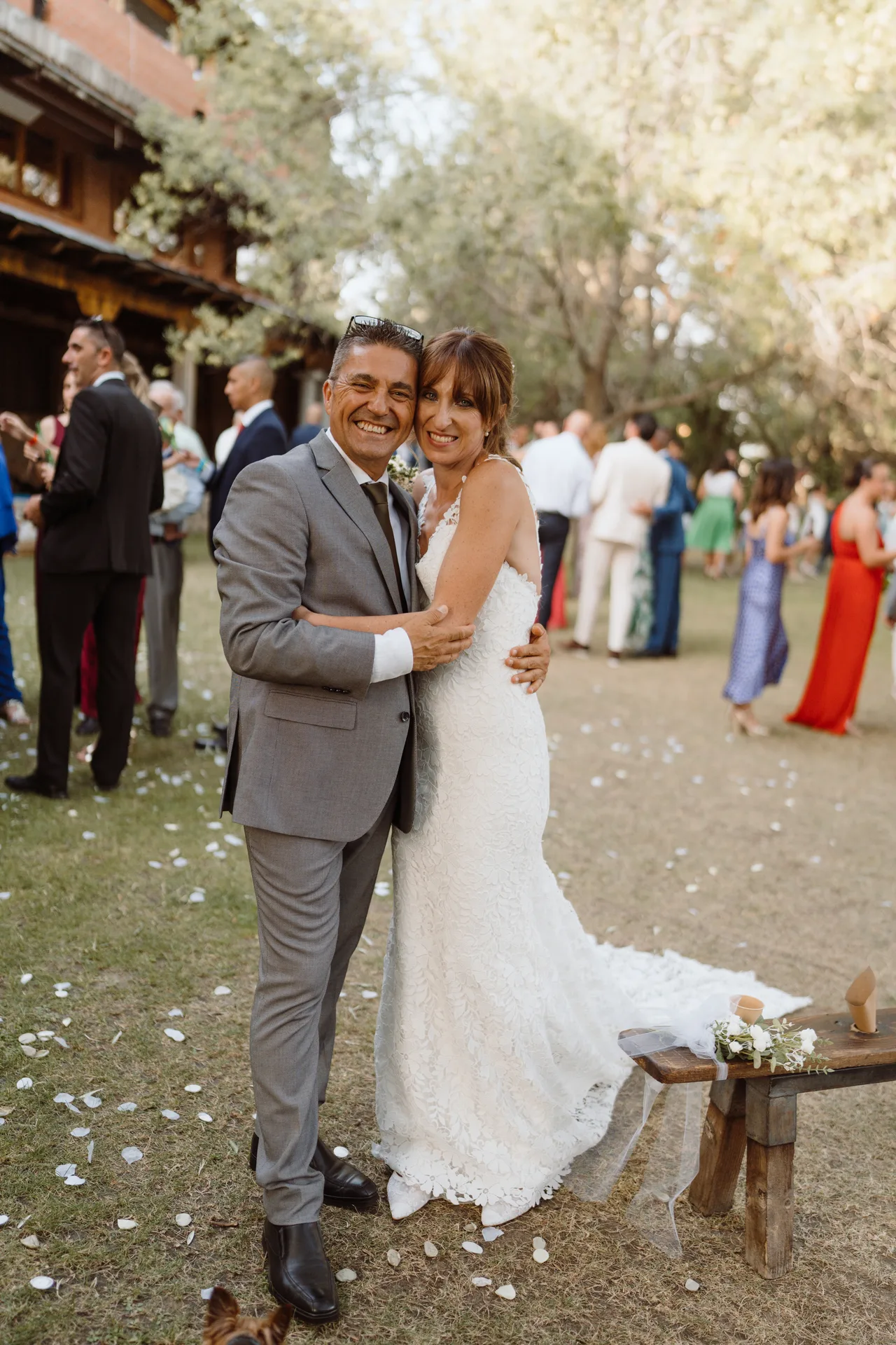 Boda de Cris e Iván en Pazo de Lama, Navaluenga