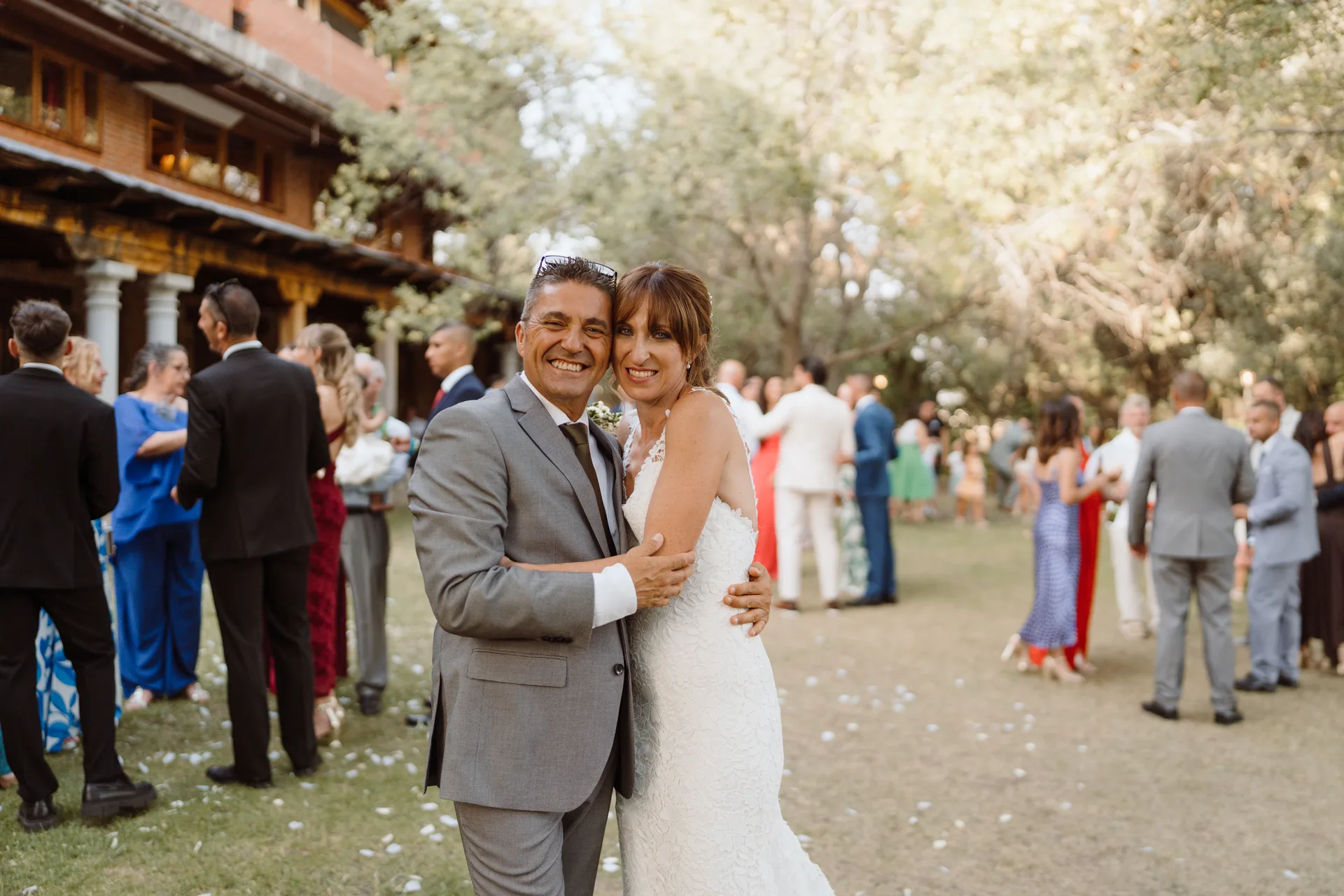 Boda de Cris e Iván en Pazo de Lama, Navaluenga