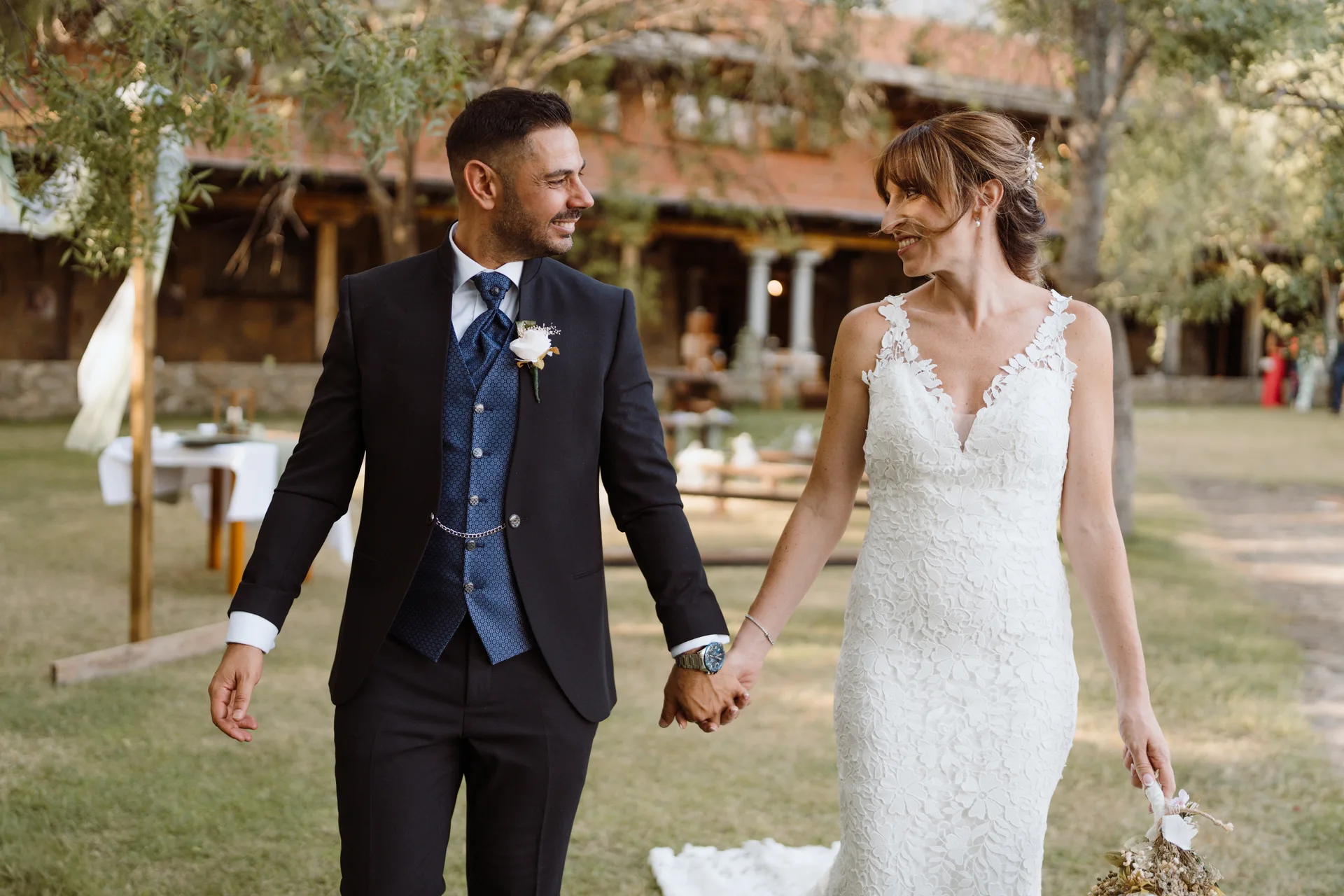 Boda de Cris e Iván en Pazo de Lama, Navaluenga