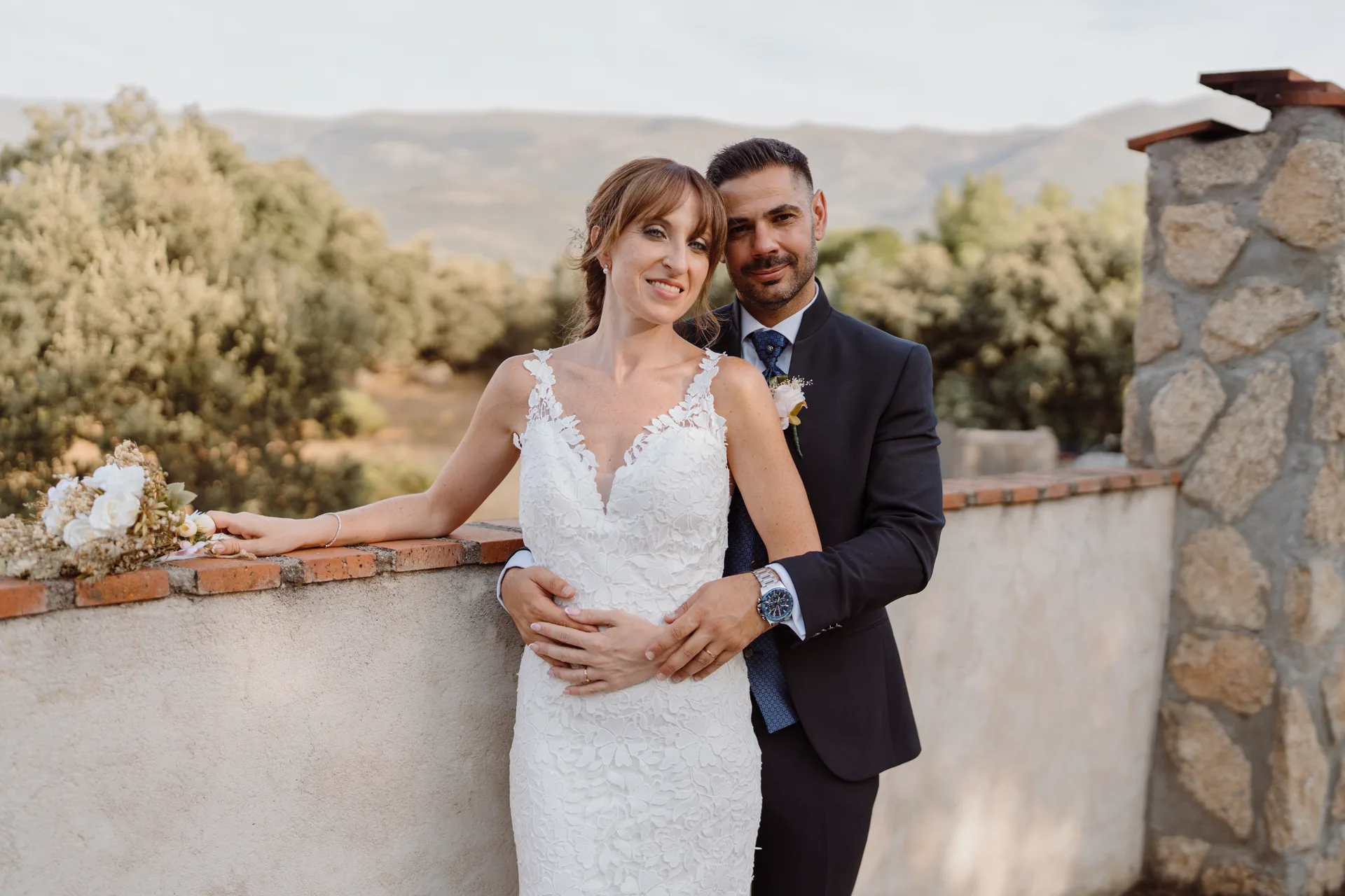 Boda de Cris e Iván en Pazo de Lama, Navaluenga