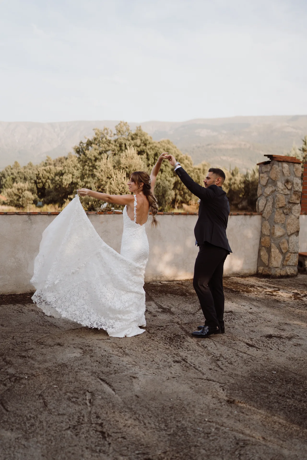 Boda de Cris e Iván en Pazo de Lama, Navaluenga