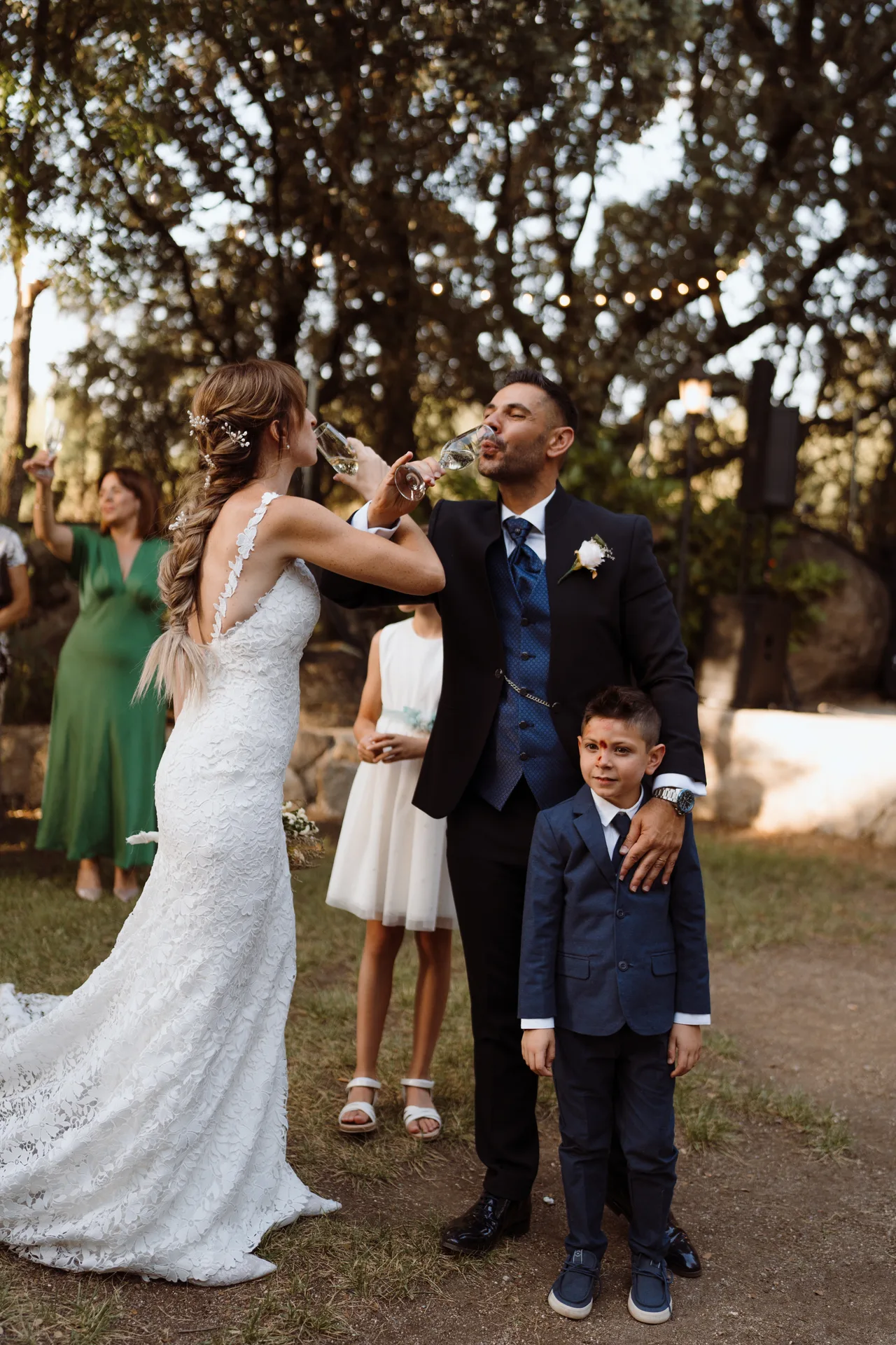 Boda de Cris e Iván en Pazo de Lama, Navaluenga