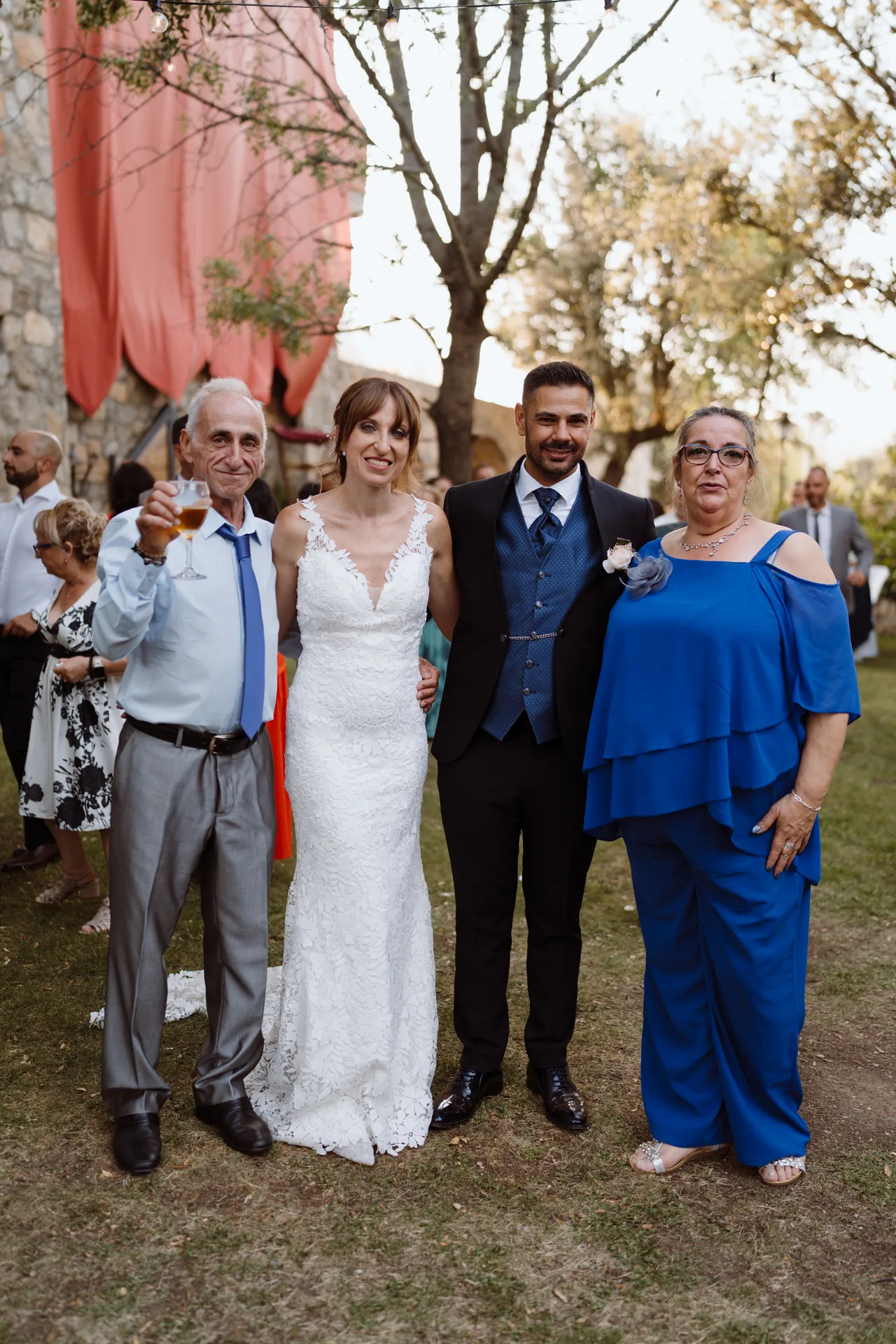 Boda de Cris e Iván en Pazo de Lama, Navaluenga