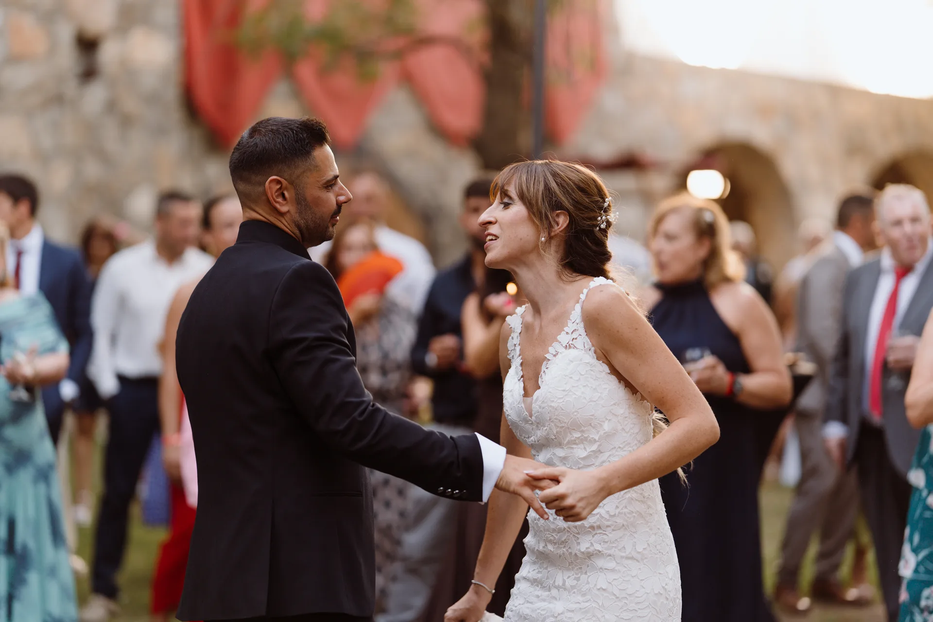 Boda de Cris e Iván en Pazo de Lama, Navaluenga
