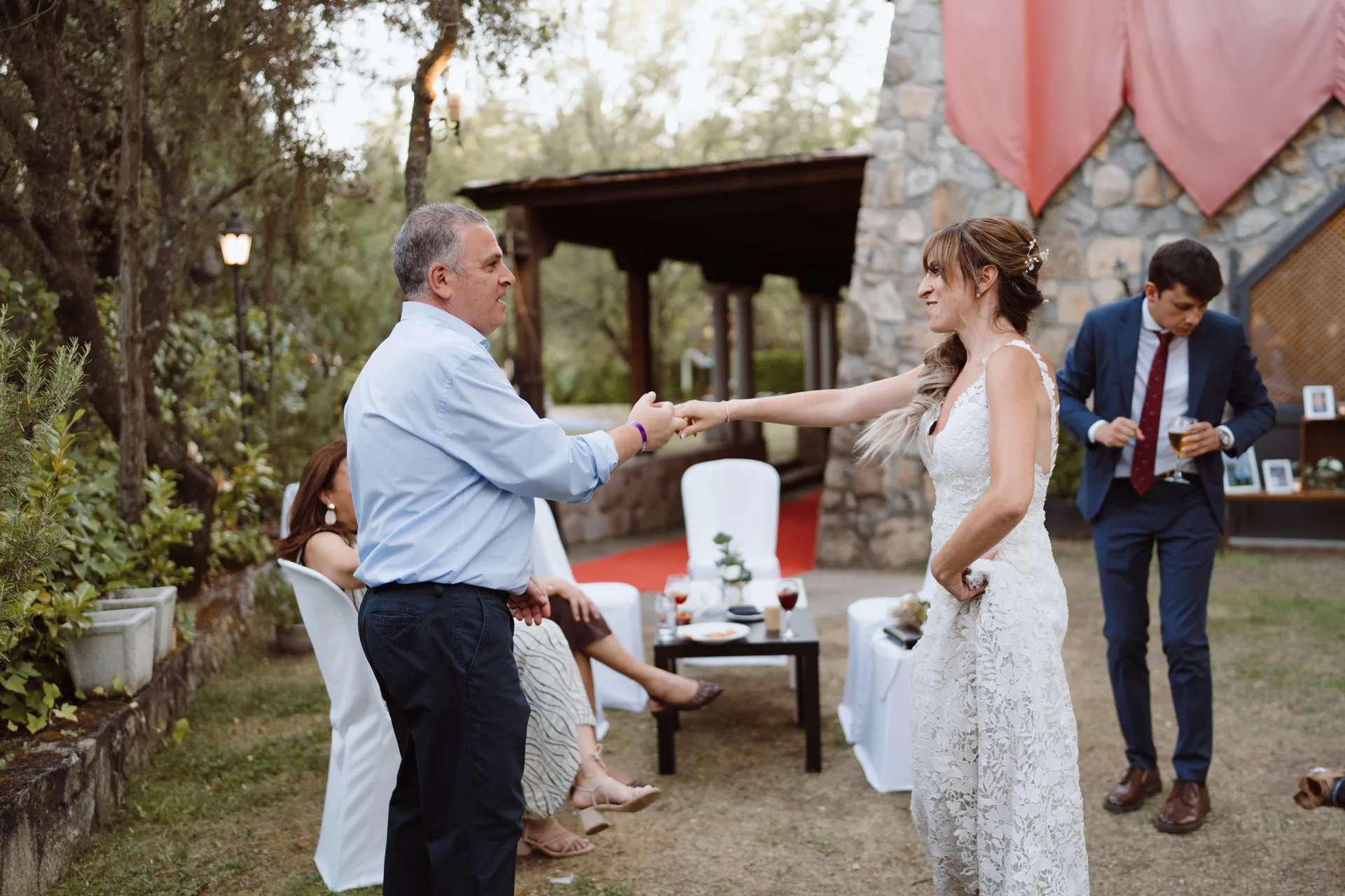 Boda de Cris e Iván en Pazo de Lama, Navaluenga