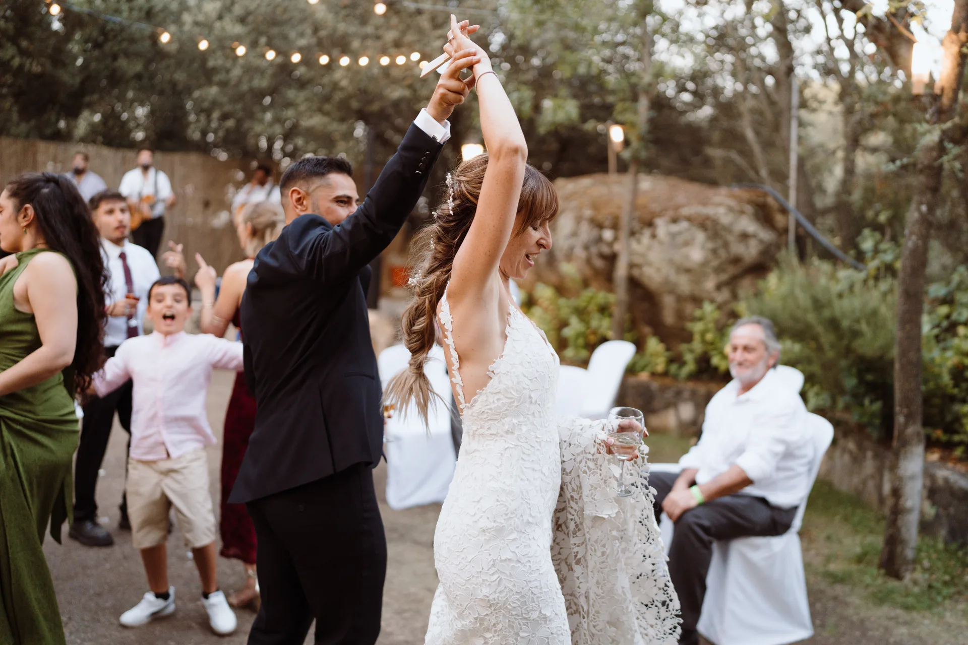 Boda de Cris e Iván en Pazo de Lama, Navaluenga
