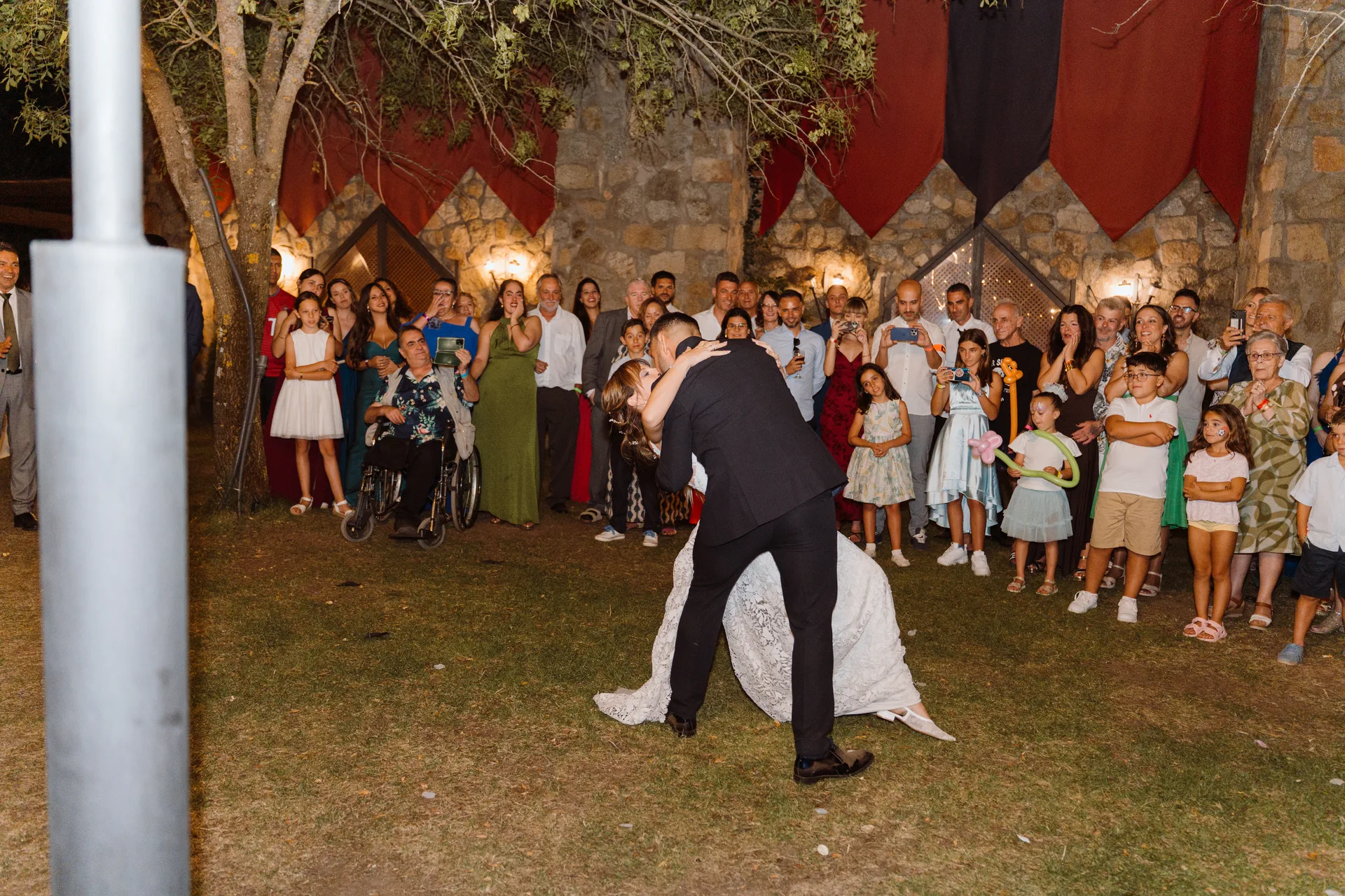 Boda de Cris e Iván en Pazo de Lama, Navaluenga